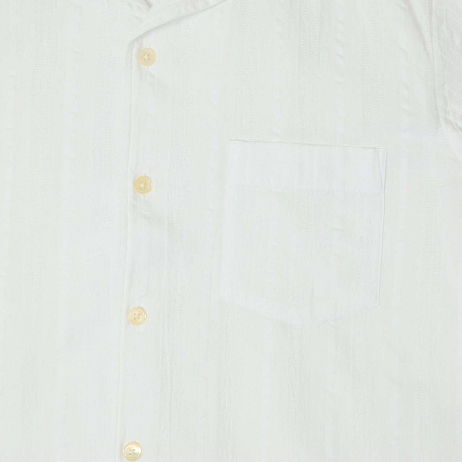 Hartford 'Palm' Camp Collar Shirt - White