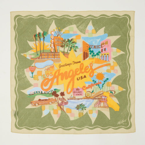 Hartford 'From Los Angeles' Souvenir Bandana - Olive