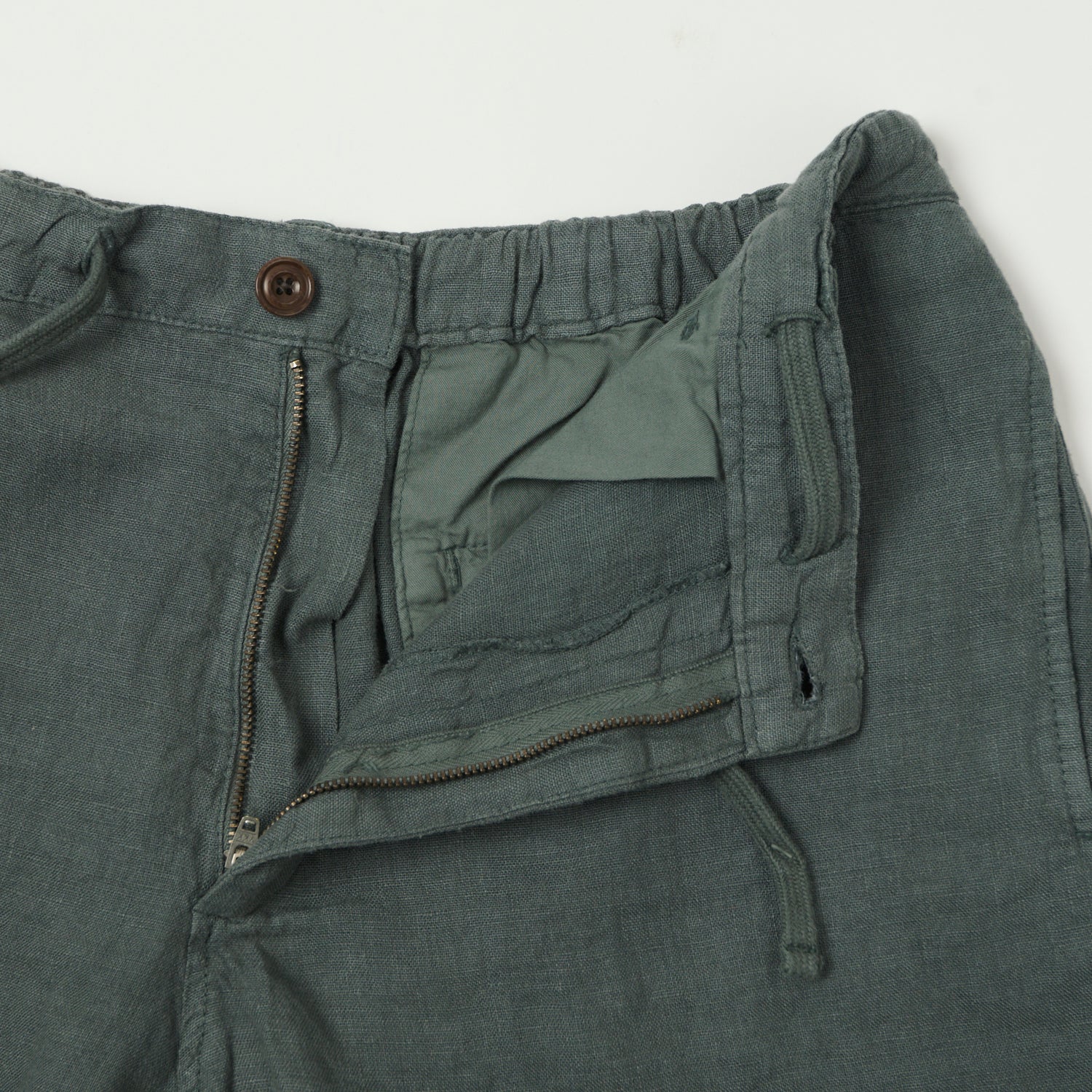 Hartford 'Tank' Linen Shorts - Eucalyptus