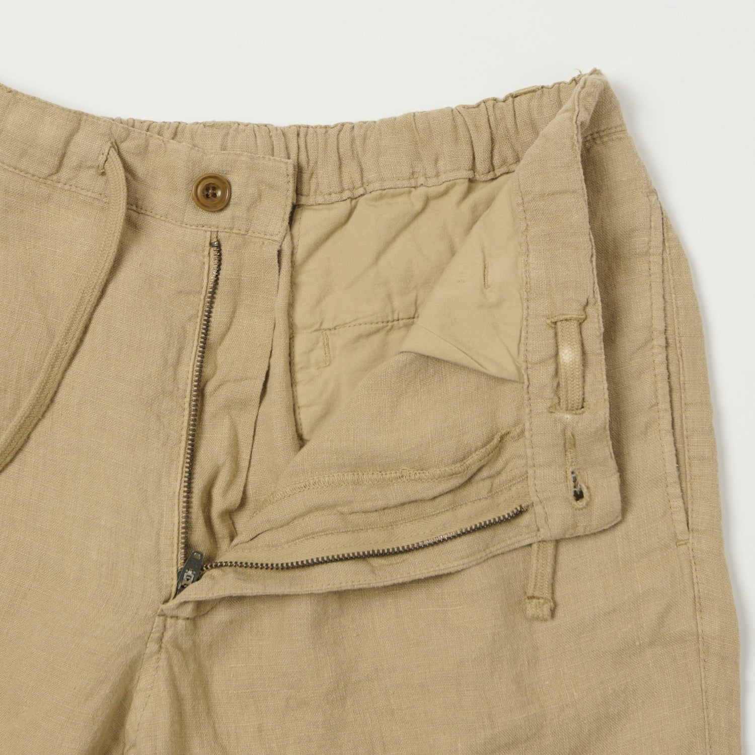 Hartford 'Tank' Linen Shorts - Desert