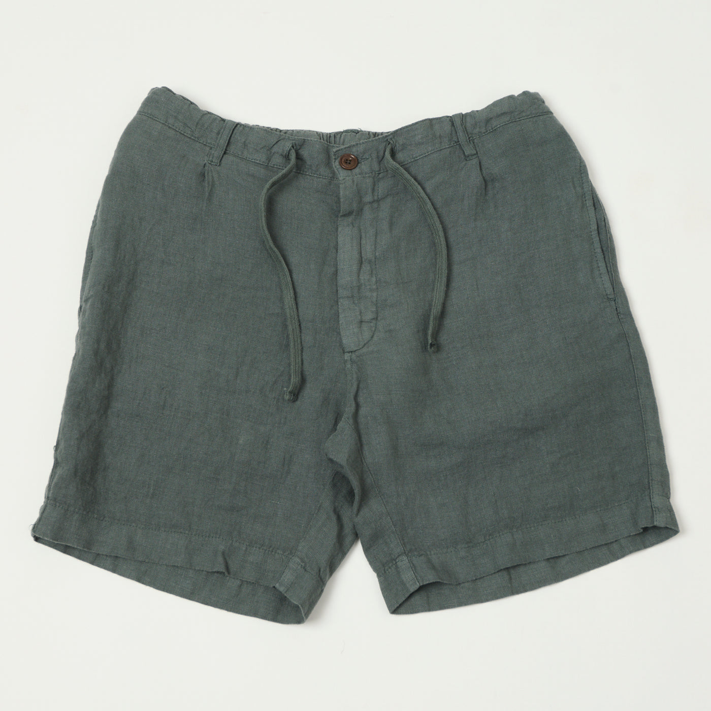 Hartford 'Tank' Linen Shorts - Eucalyptus