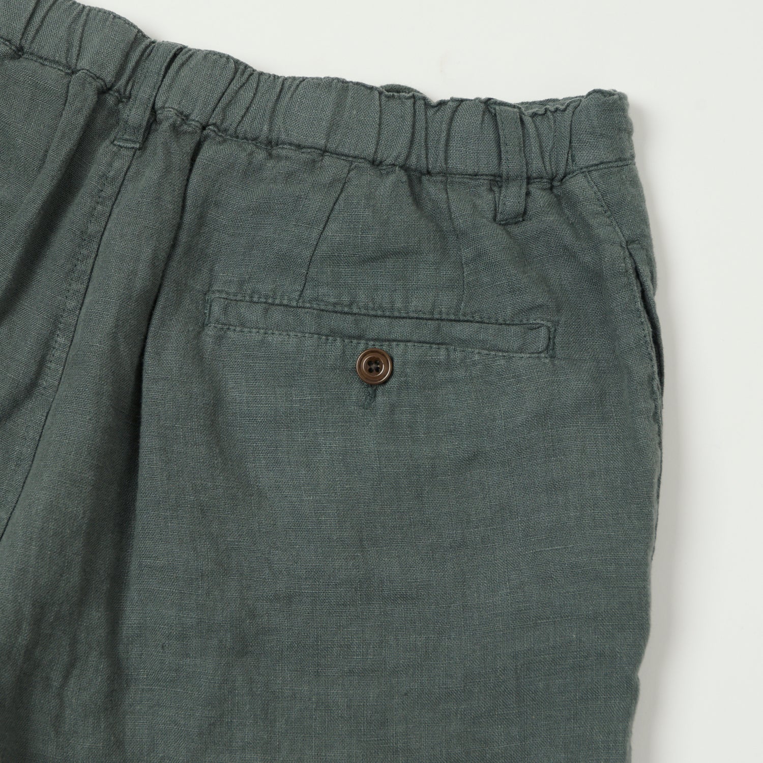 Hartford 'Tank' Linen Shorts - Eucalyptus