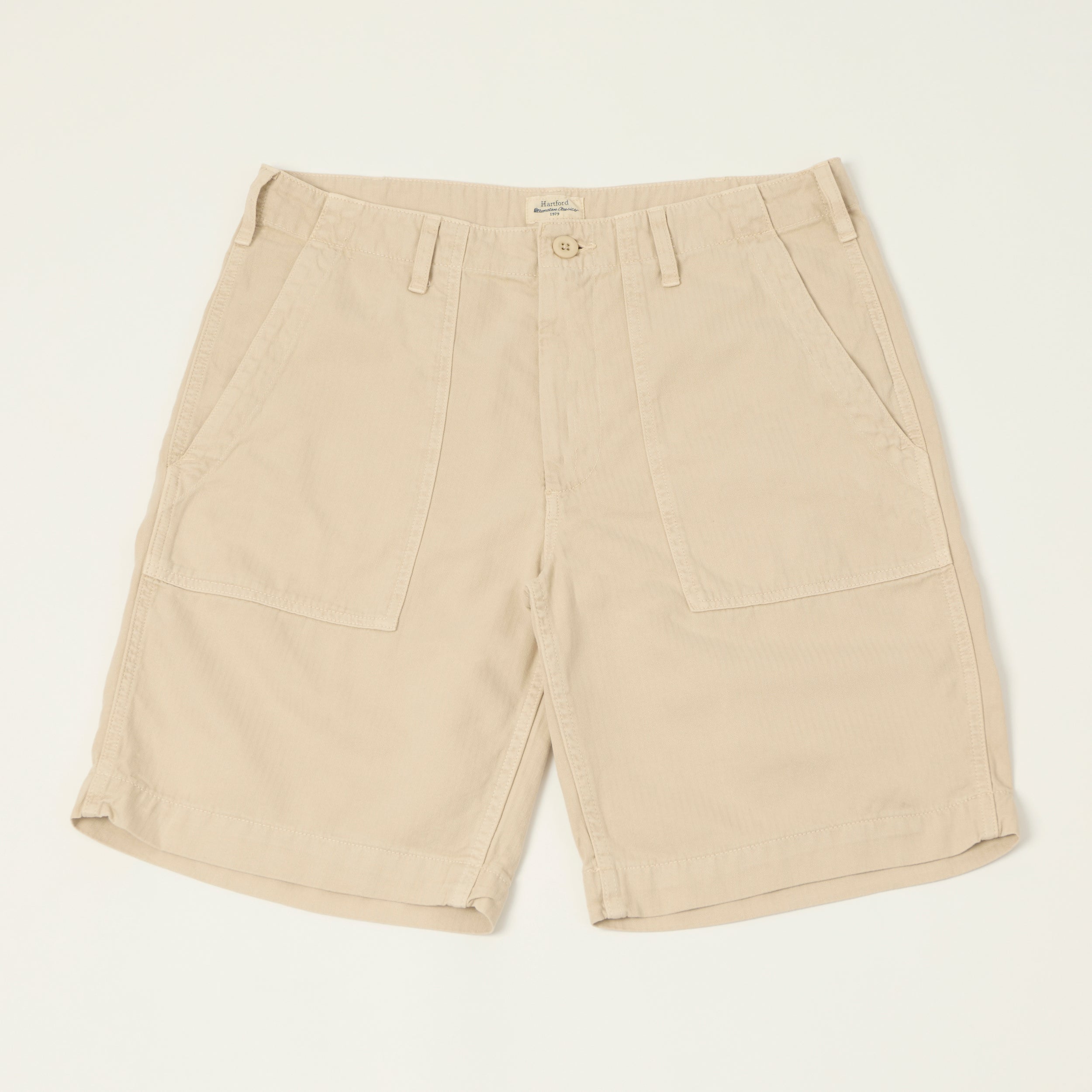 Post Overalls No.2 Five Pocket Denim Shorts - White – SON OF A STAG