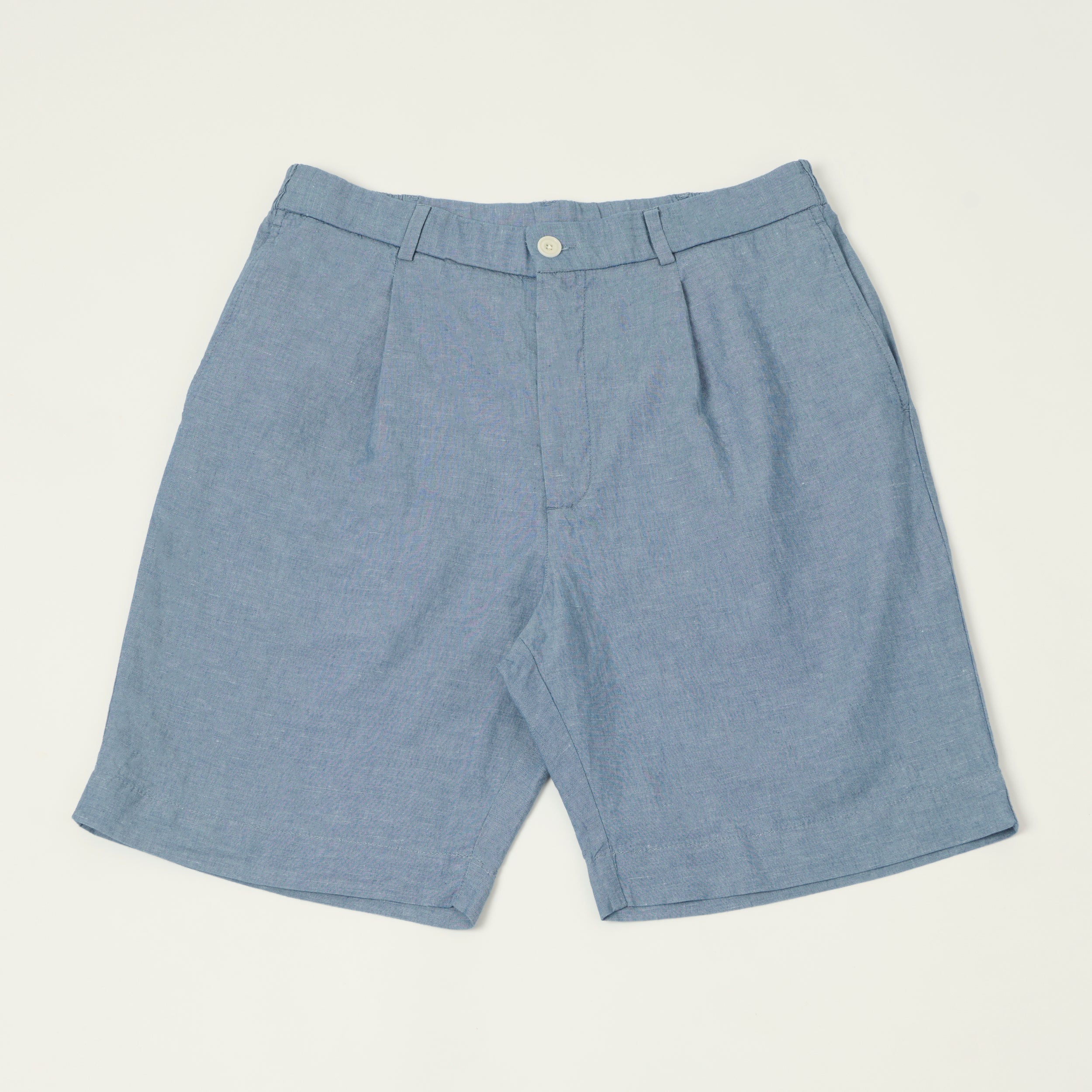 Post Overalls No.2 Five Pocket Denim Shorts - White – SON OF A STAG