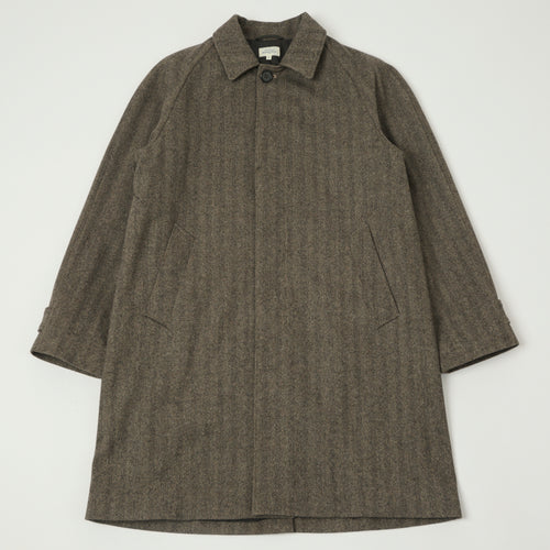 Hartford 'Calvin' Raglan Sleeve Coat - Brown