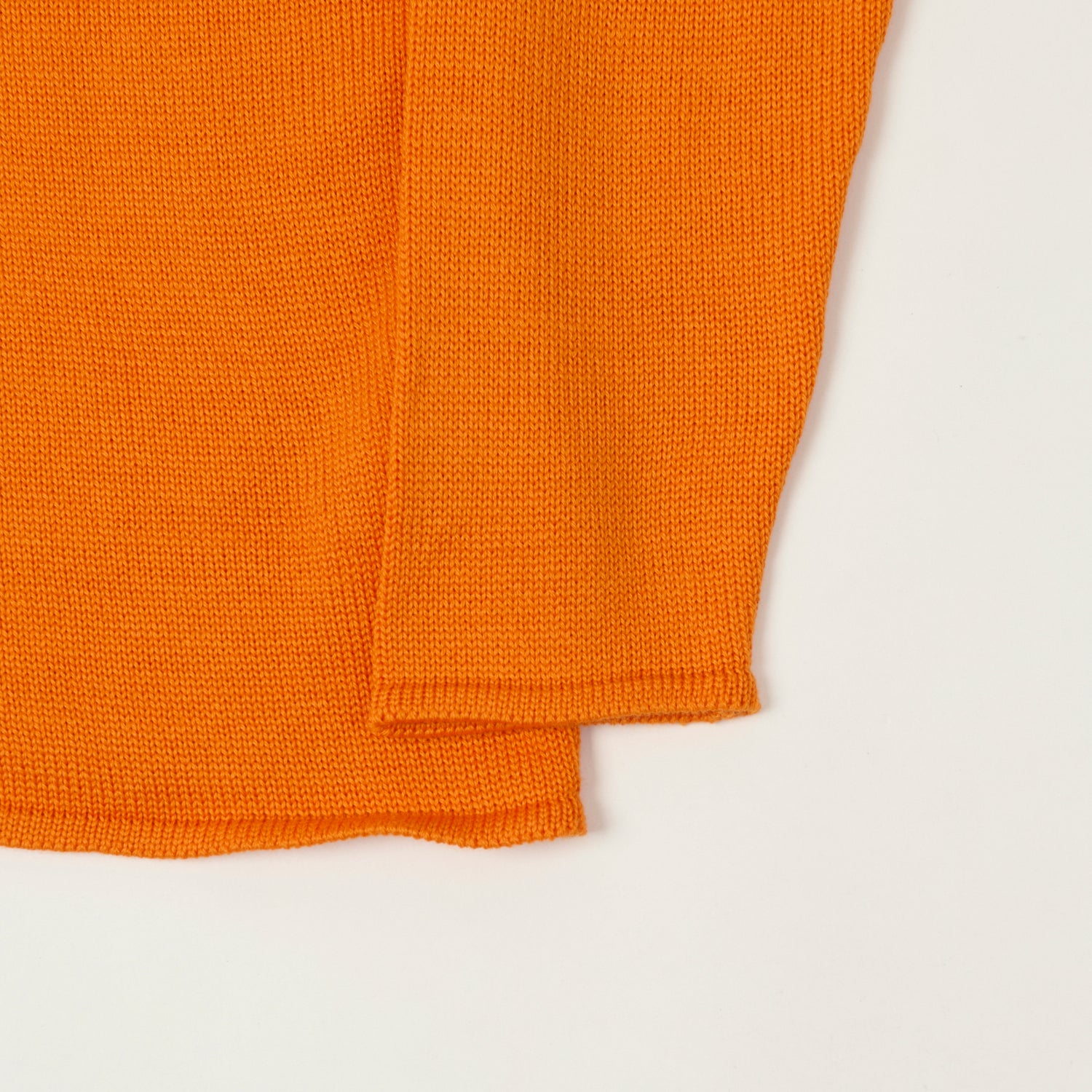 Heimat Merino Harbour Lightweight Sweater - Rescue Orange