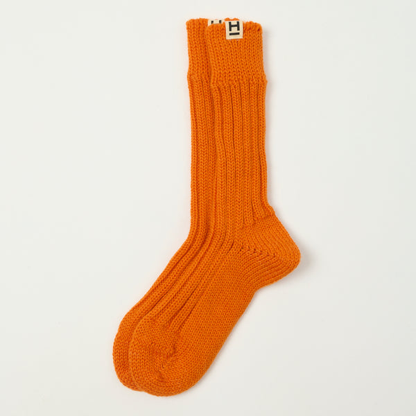 Heimat 'Wander' Hiking Sock - Rescue Orange