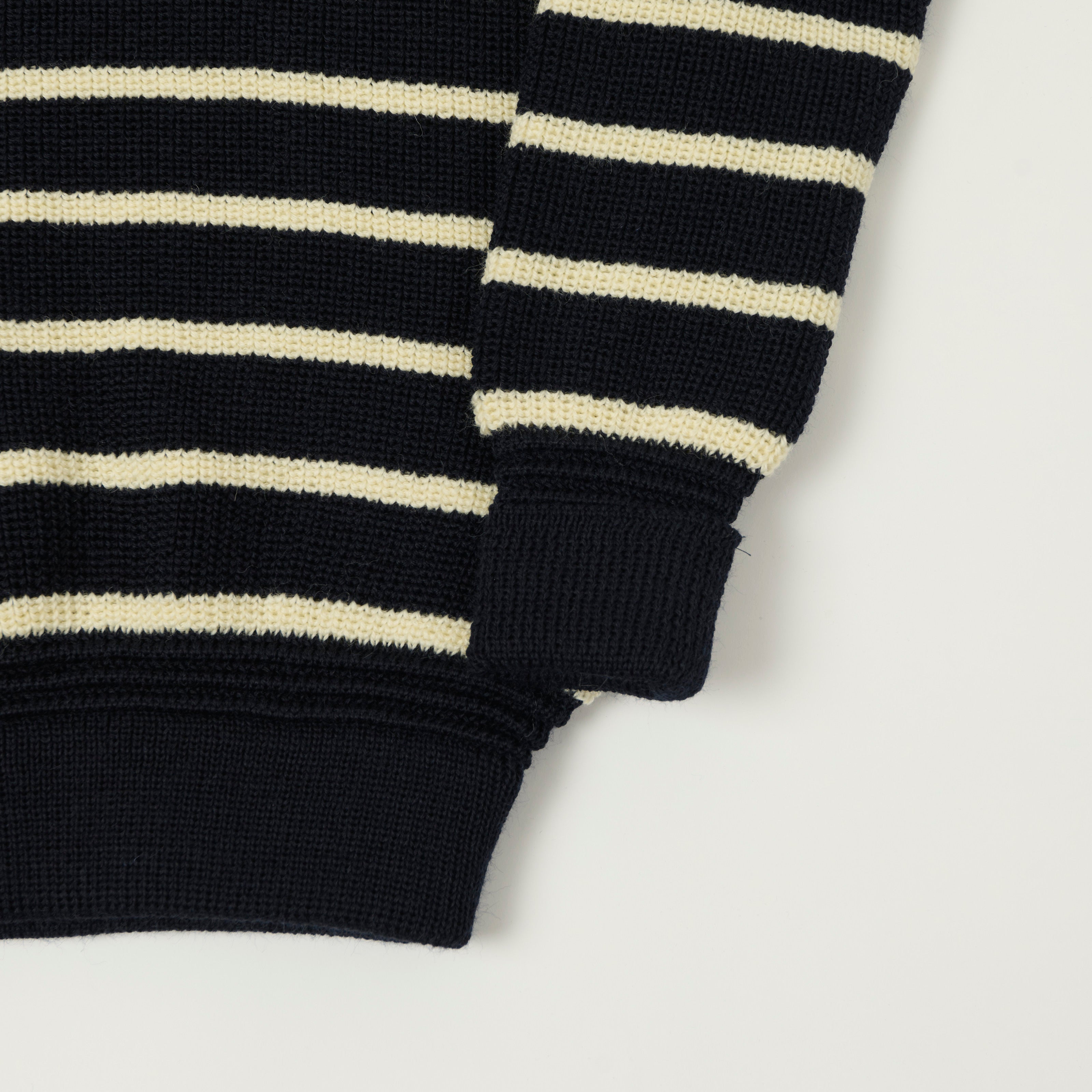 Heimat 'Mariner' Crew Neck Sweater - Ink/Seashell