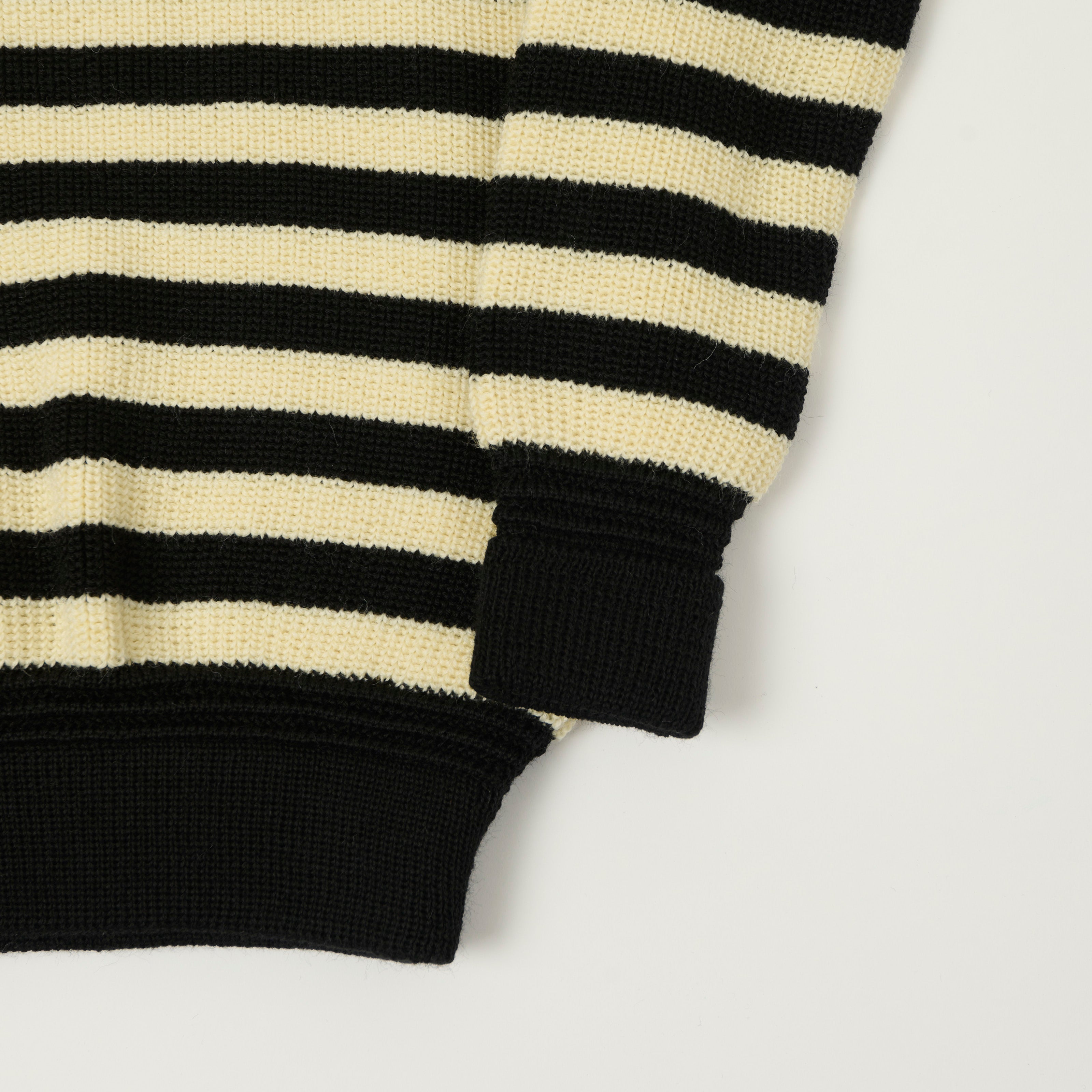 Heimat 'Rundhals' Crew Neck Jumper - Jail House Stripe