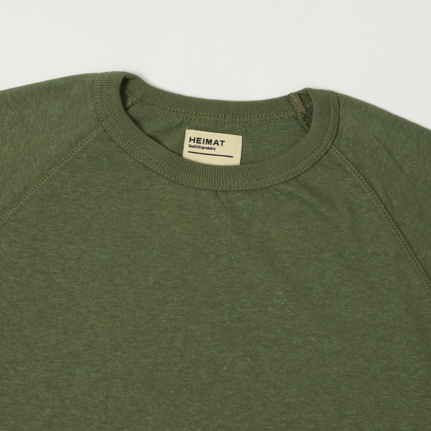 Heimat Cotton Hemp T-Shirt - Military Green