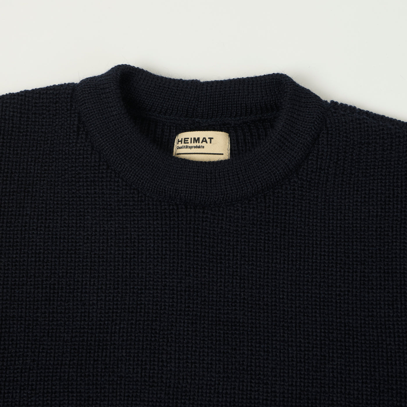Heimat 'Rundhals' Crew Neck Jumper - Ink