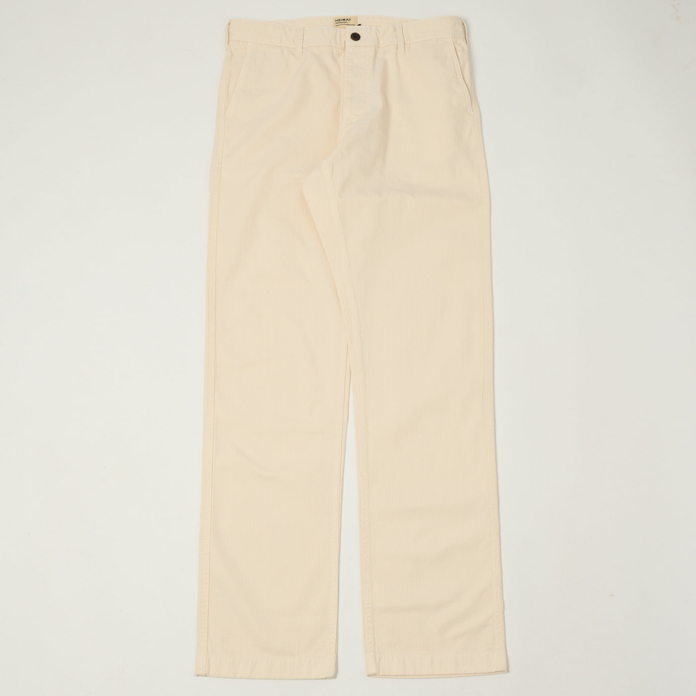 Heimat 'Journey' Herringbone Twill Chinos - Seashell