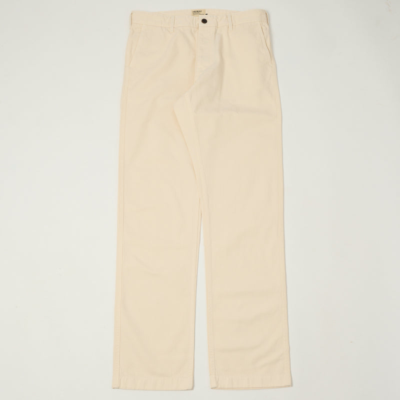 Heimat 'Journey' Herringbone Cotton Chinos - Seashell
