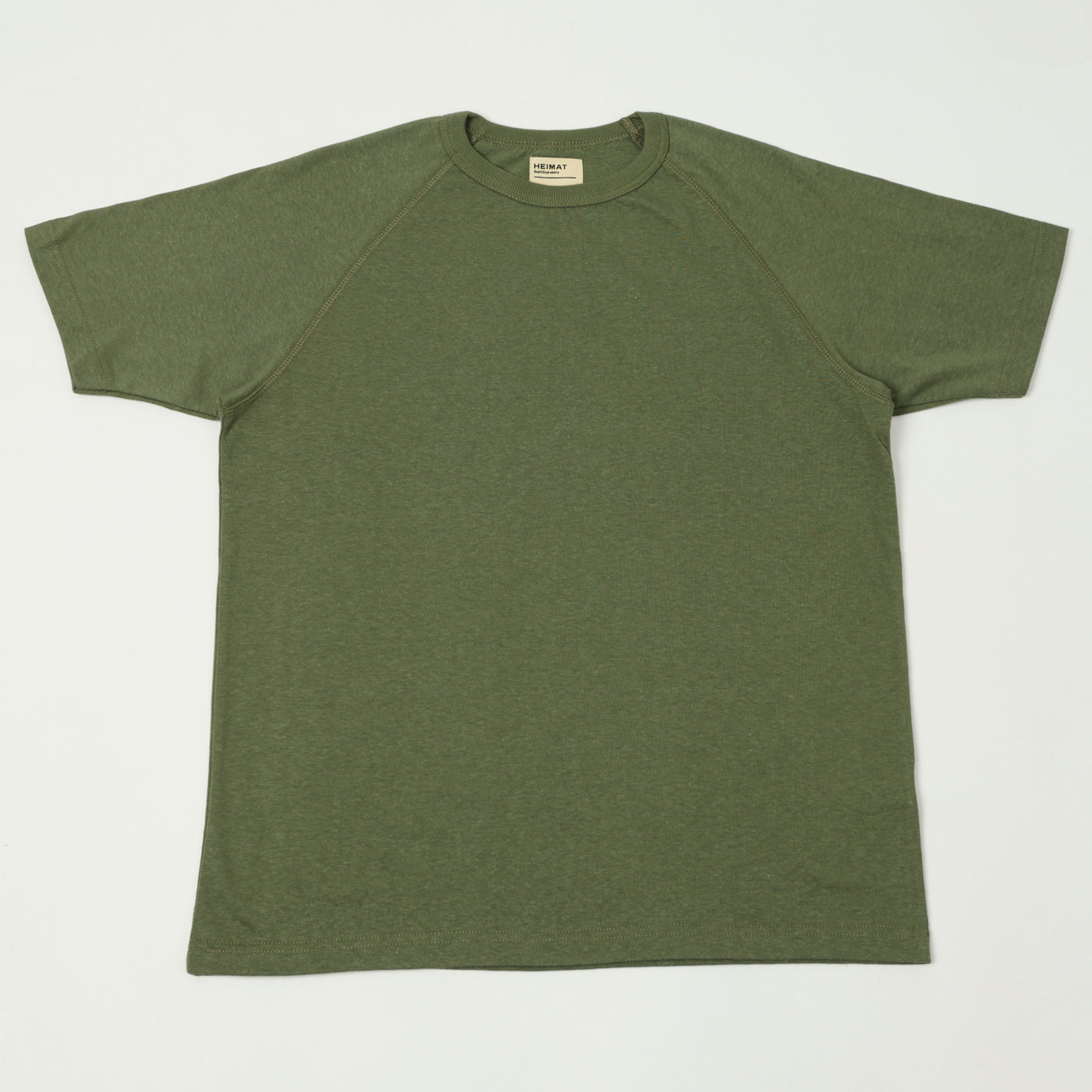 Heimat Cotton Hemp T-Shirt - Military Green