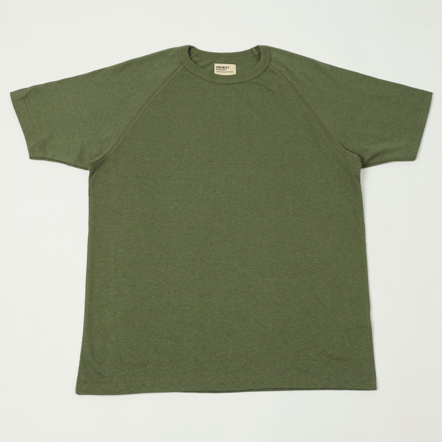 Heimat Cotton Hemp T-Shirt - Military Green