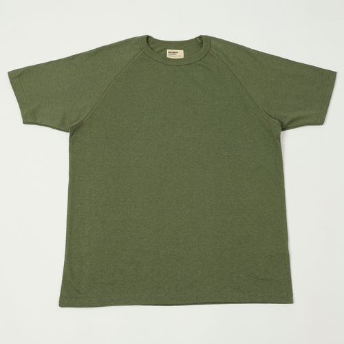 Heimat Cotton Hemp T-Shirt - Military Green