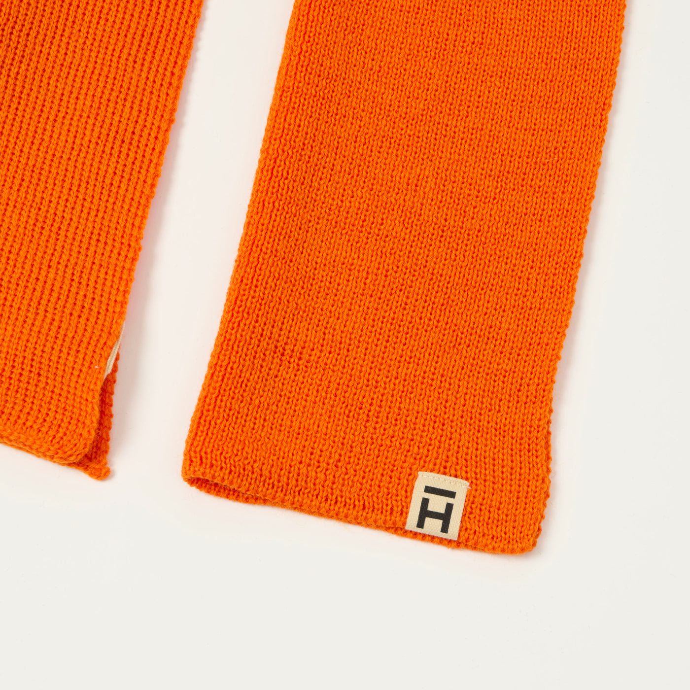 Heimat 'Schal' Wool Scarf - Rescue Orange