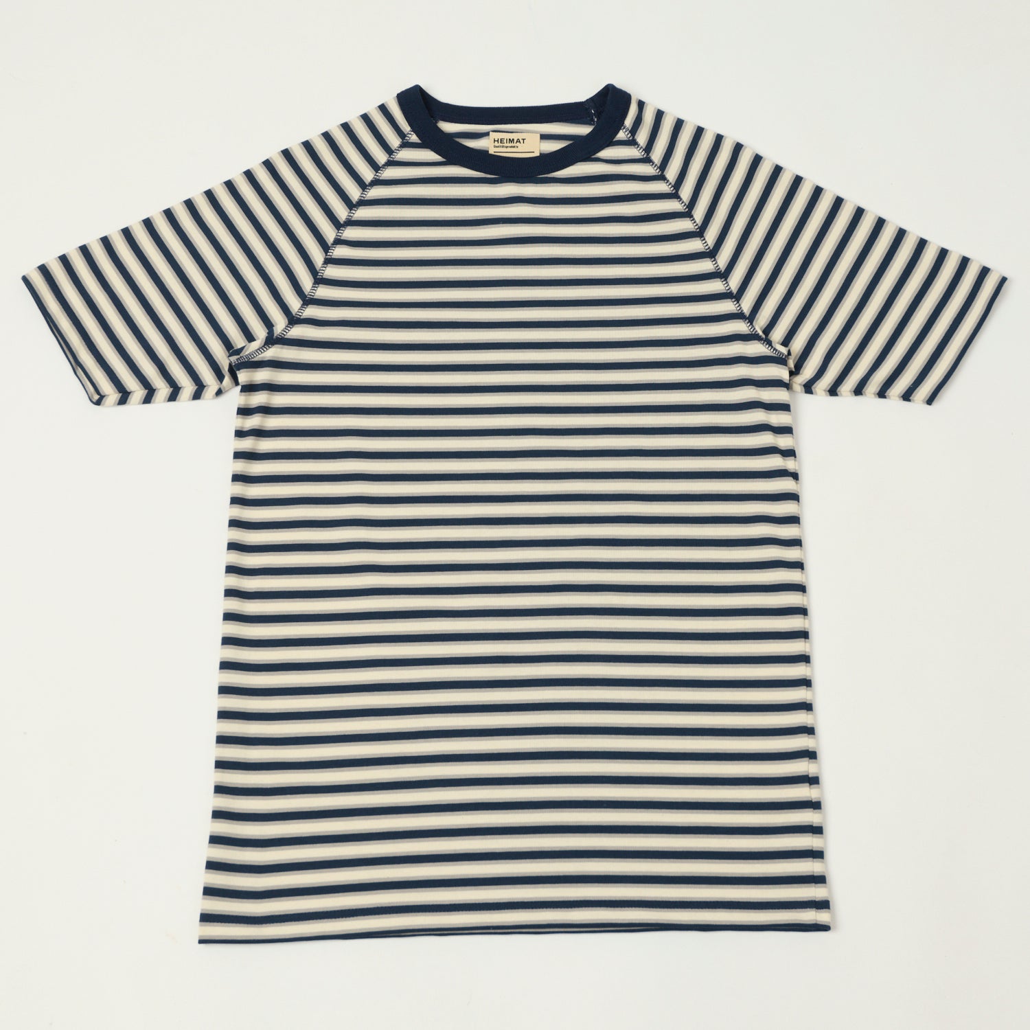 Heimat Boy Scout T-Shirt - Ink/Battleship Grey/Seashell