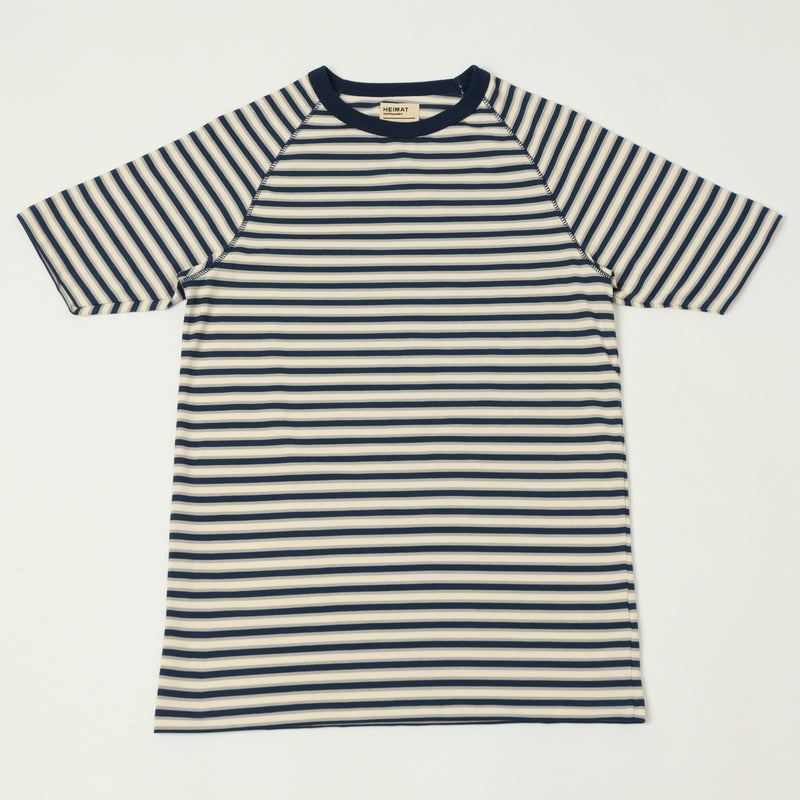 Heimat Boy Scout Tee - Ink/Battleship Grey/Seashell