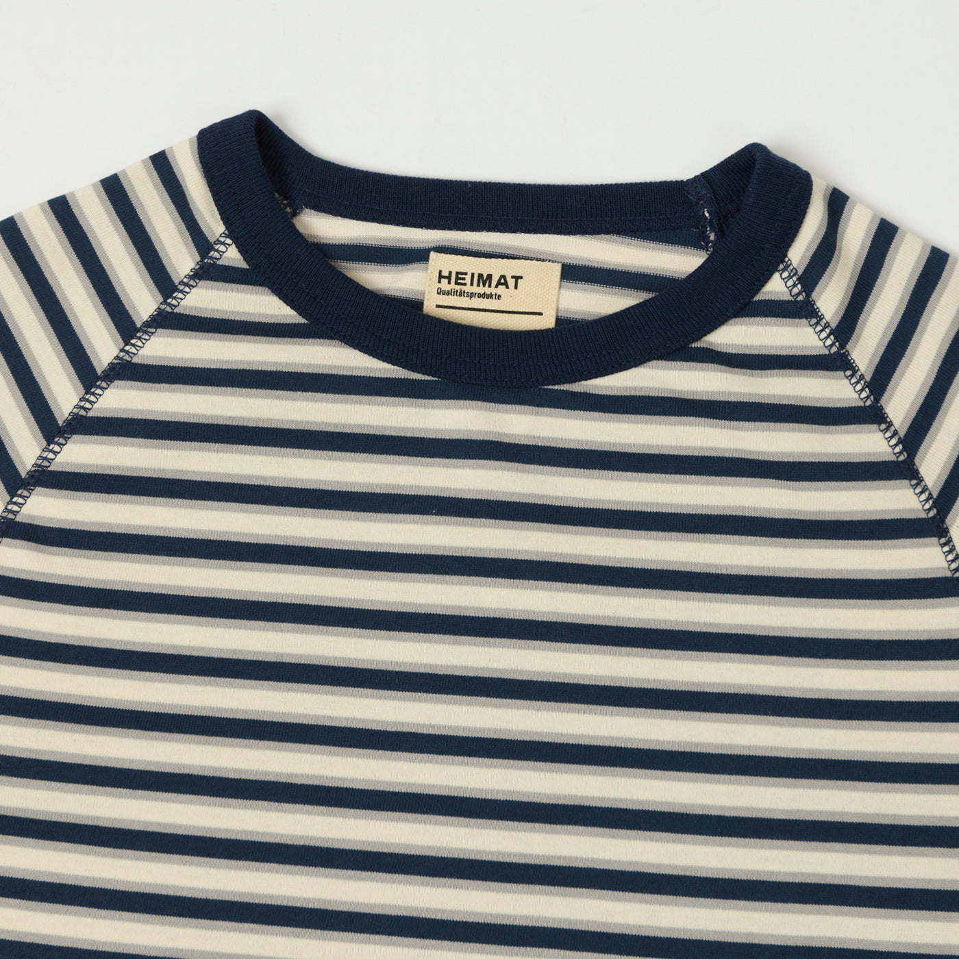 Heimat Boy Scout T-Shirt - Ink/Battleship Grey/Seashell