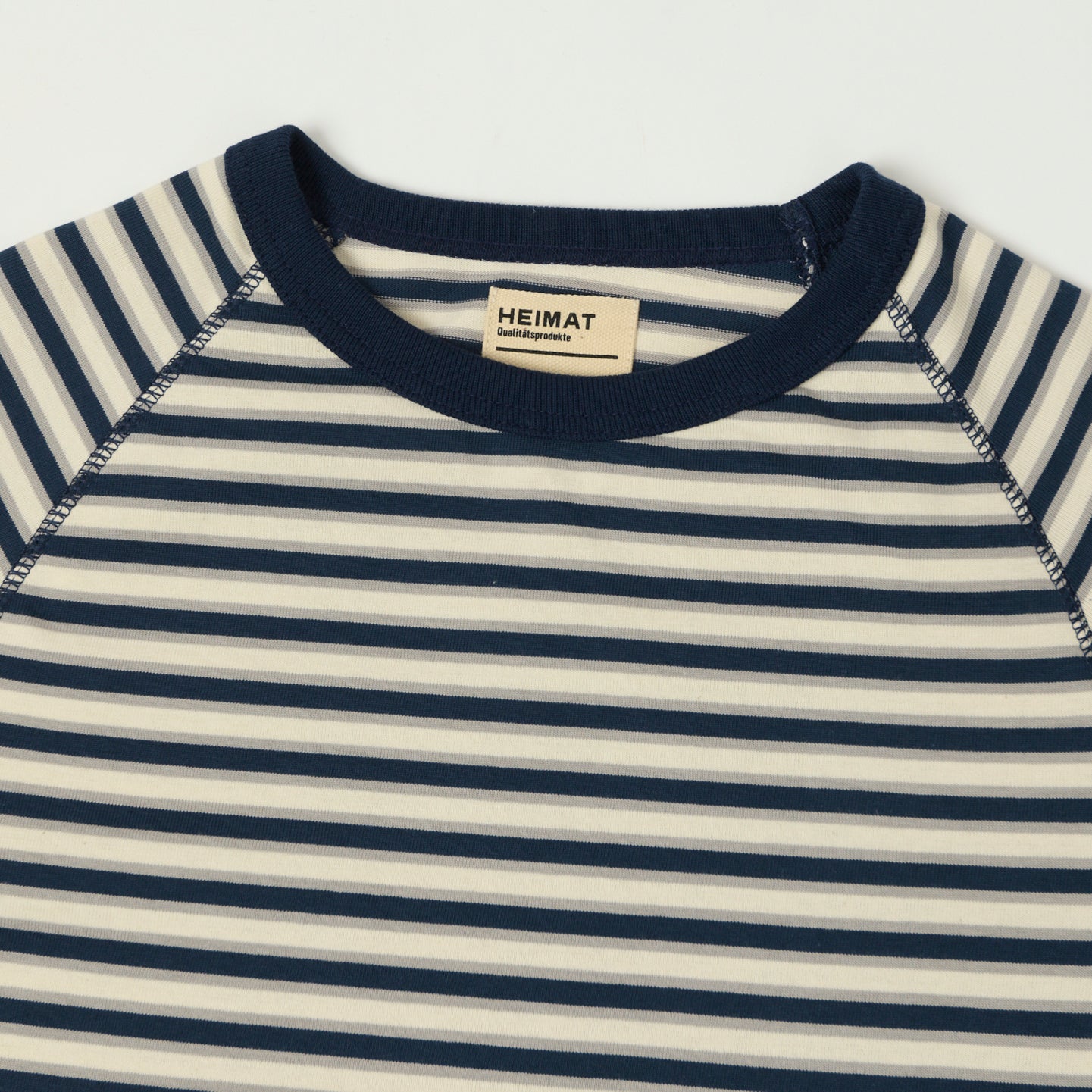 Heimat Boy Scout T-Shirt - Ink/Battleship Grey/Seashell