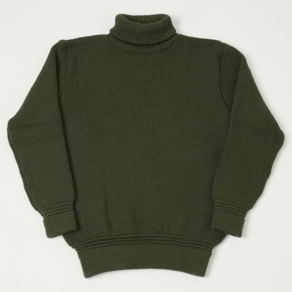 Heimat 'Rollkragen' U Boat Rollneck - Military Green