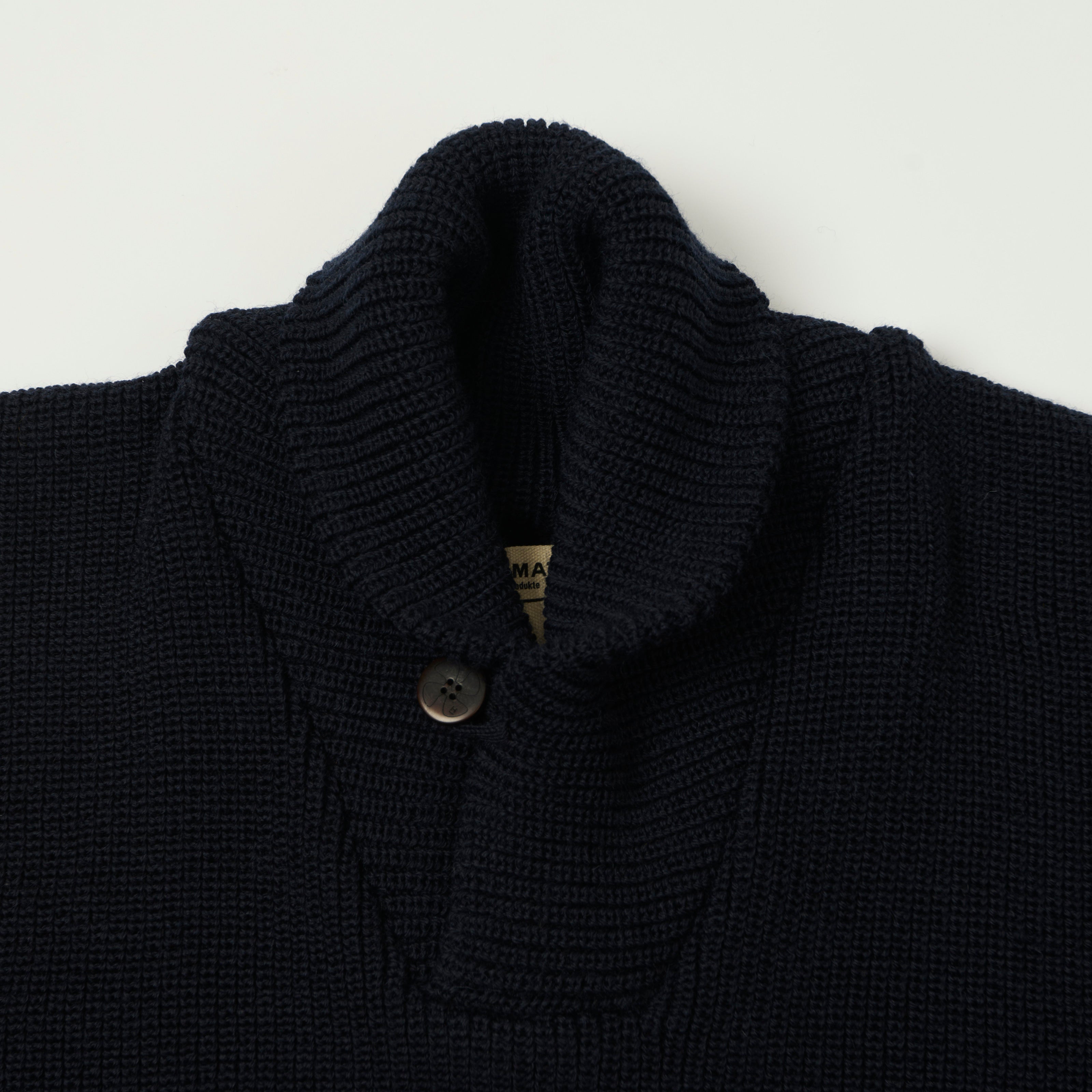 Heimat 'Eiger' Shawl Collar Pullover - Ink
