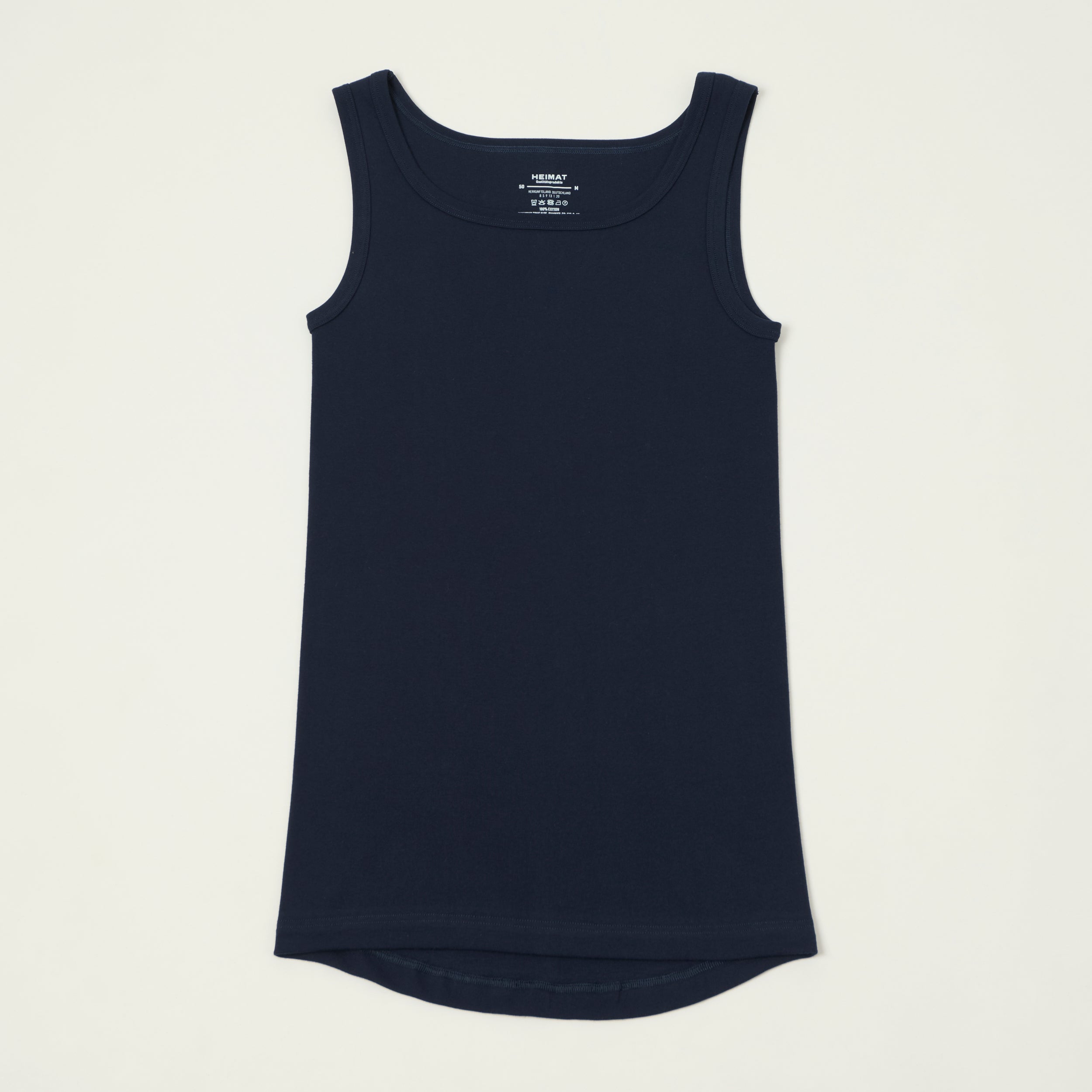 Heimat Fine Ribbed Vest - Ink