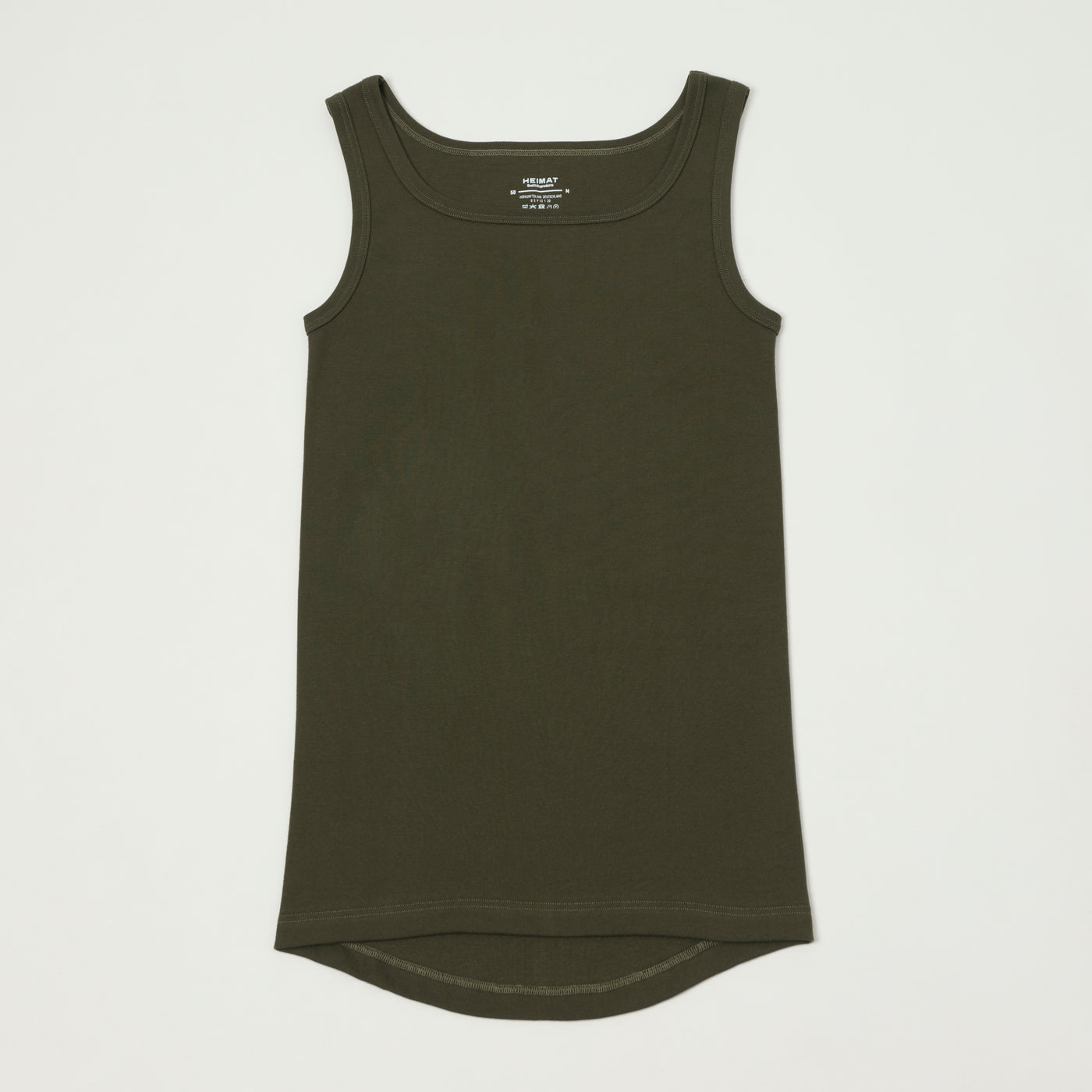 Heimat Fine Ribbed Vest - Military Green