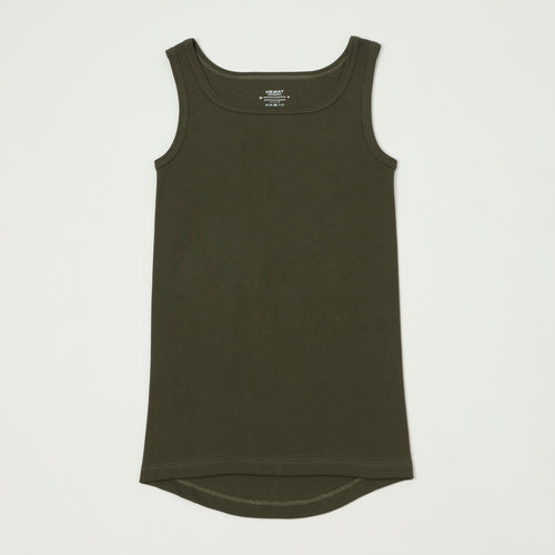 Heimat Fine Ribbed Vest - Military Green