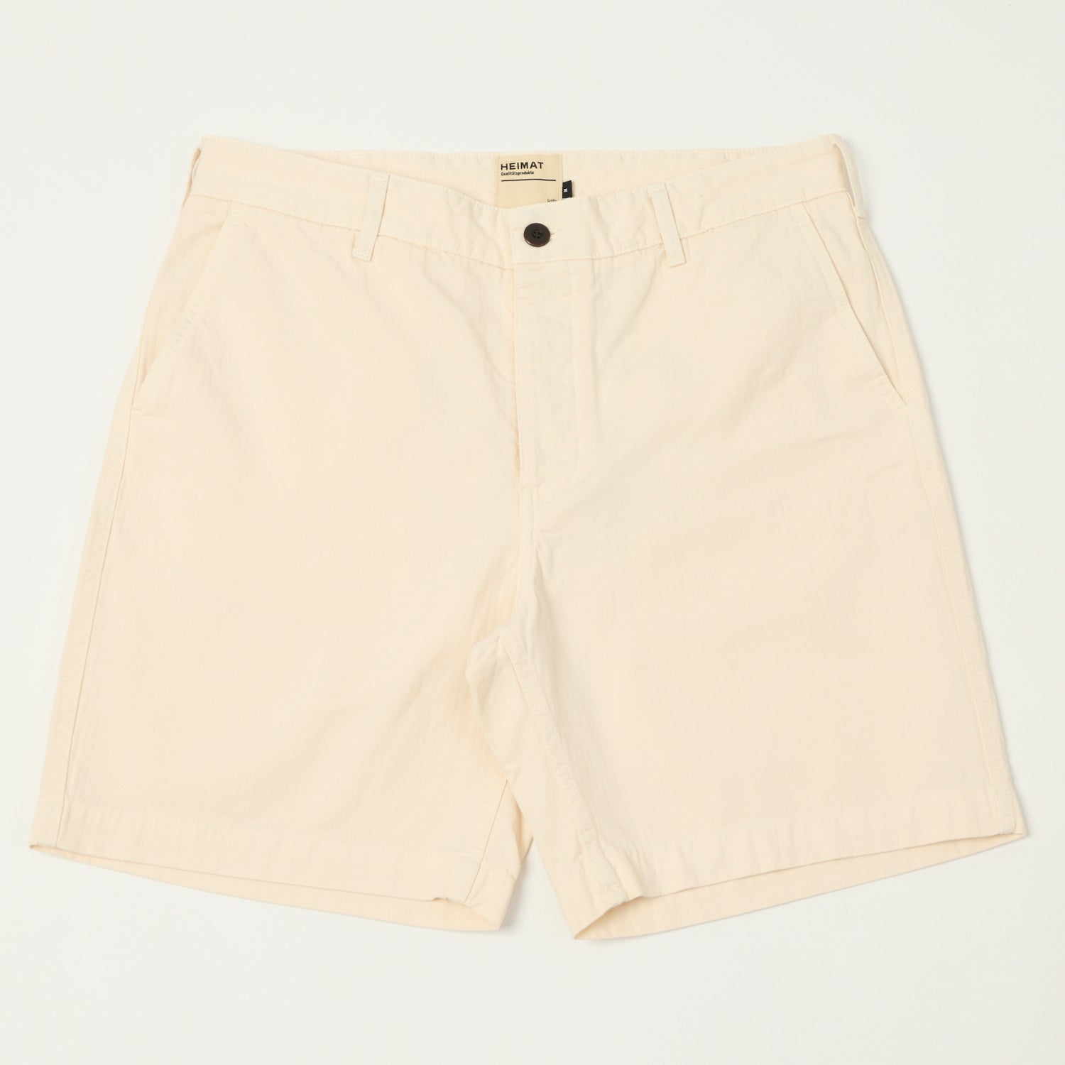 Heimat 'Journey' Herringbone Twill Shorts - Seashell