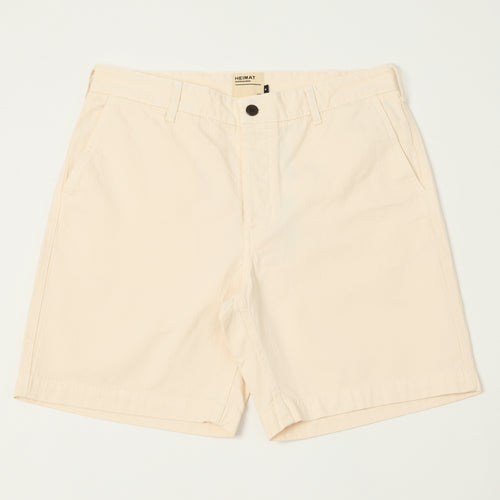 Heimat 'Journey' Herringbone Twill Shorts - Seashell