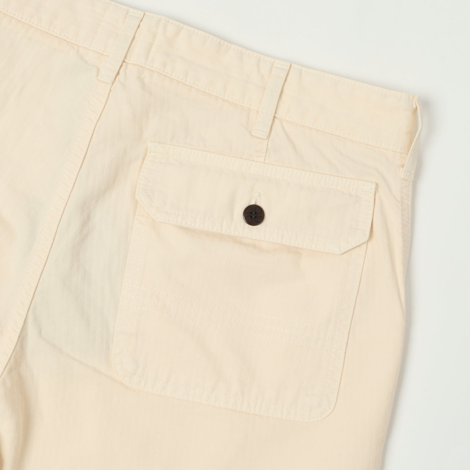 Heimat 'Journey' Herringbone Twill Shorts - Seashell