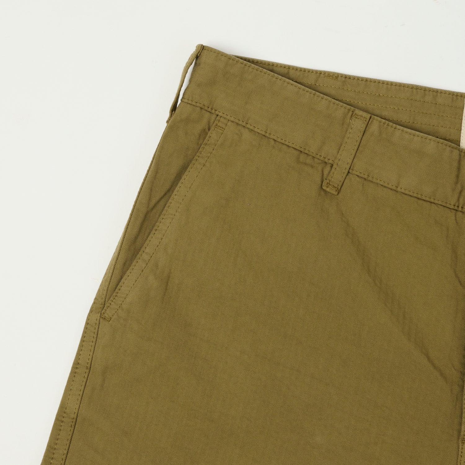 Heimat 'Journey' Herringbone Twill Chinos - Desert