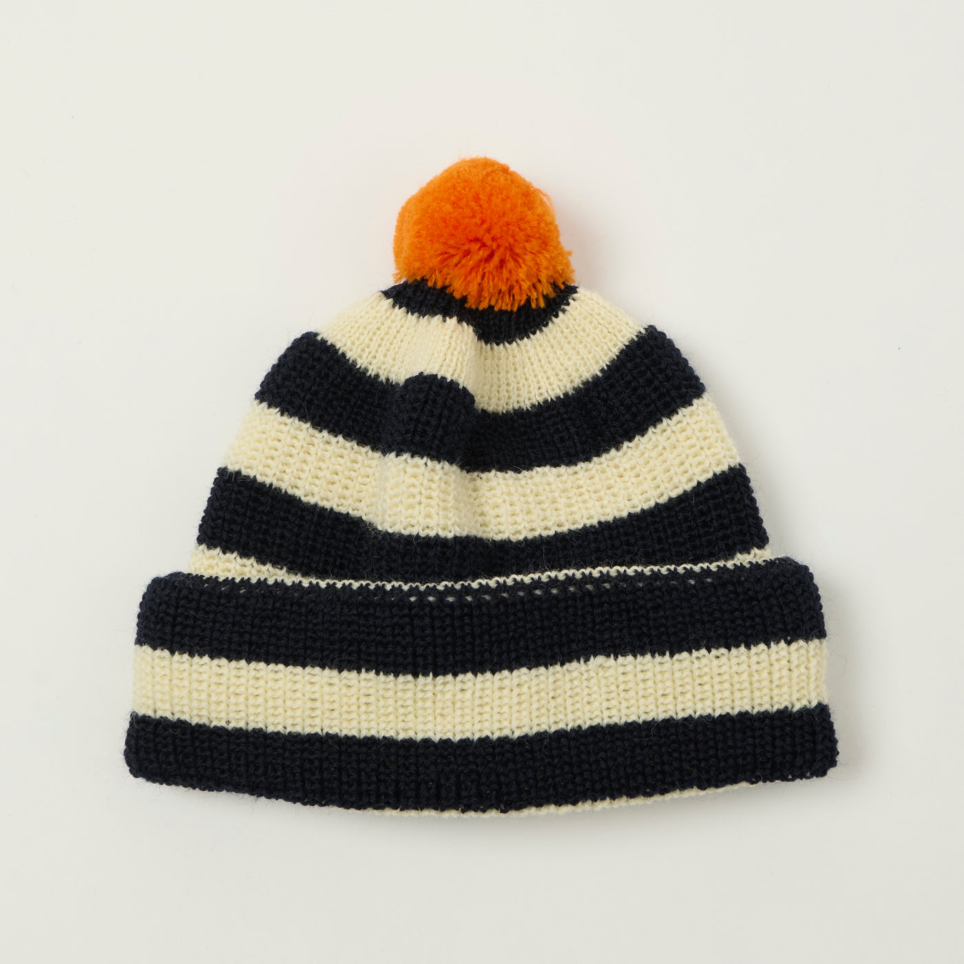 Heimat 'Muetze' Signal U Boat Hat - Jail House Stripe/Rescue Orange