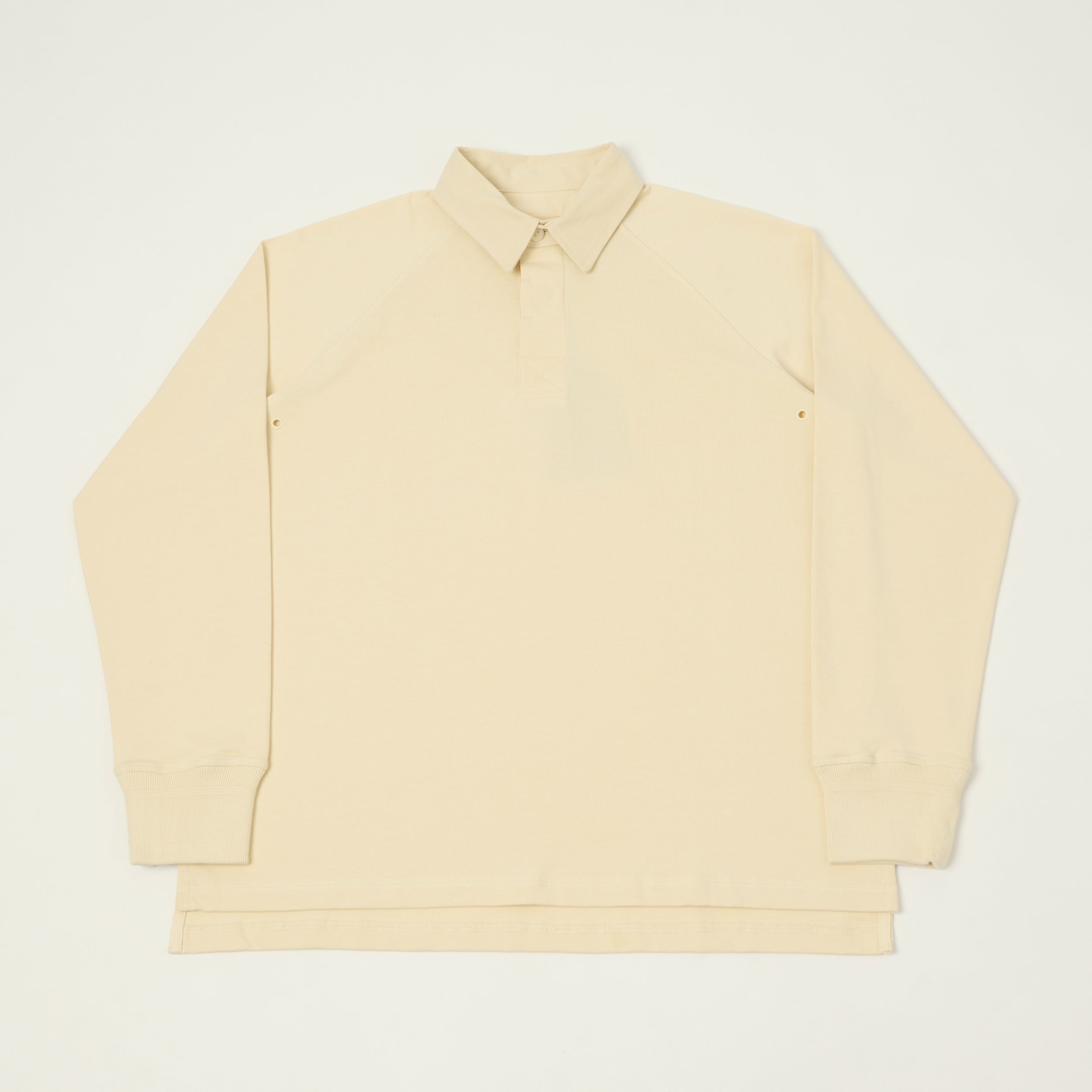 Heimat Raglan Sleeve Rugby Shirt - Seashell