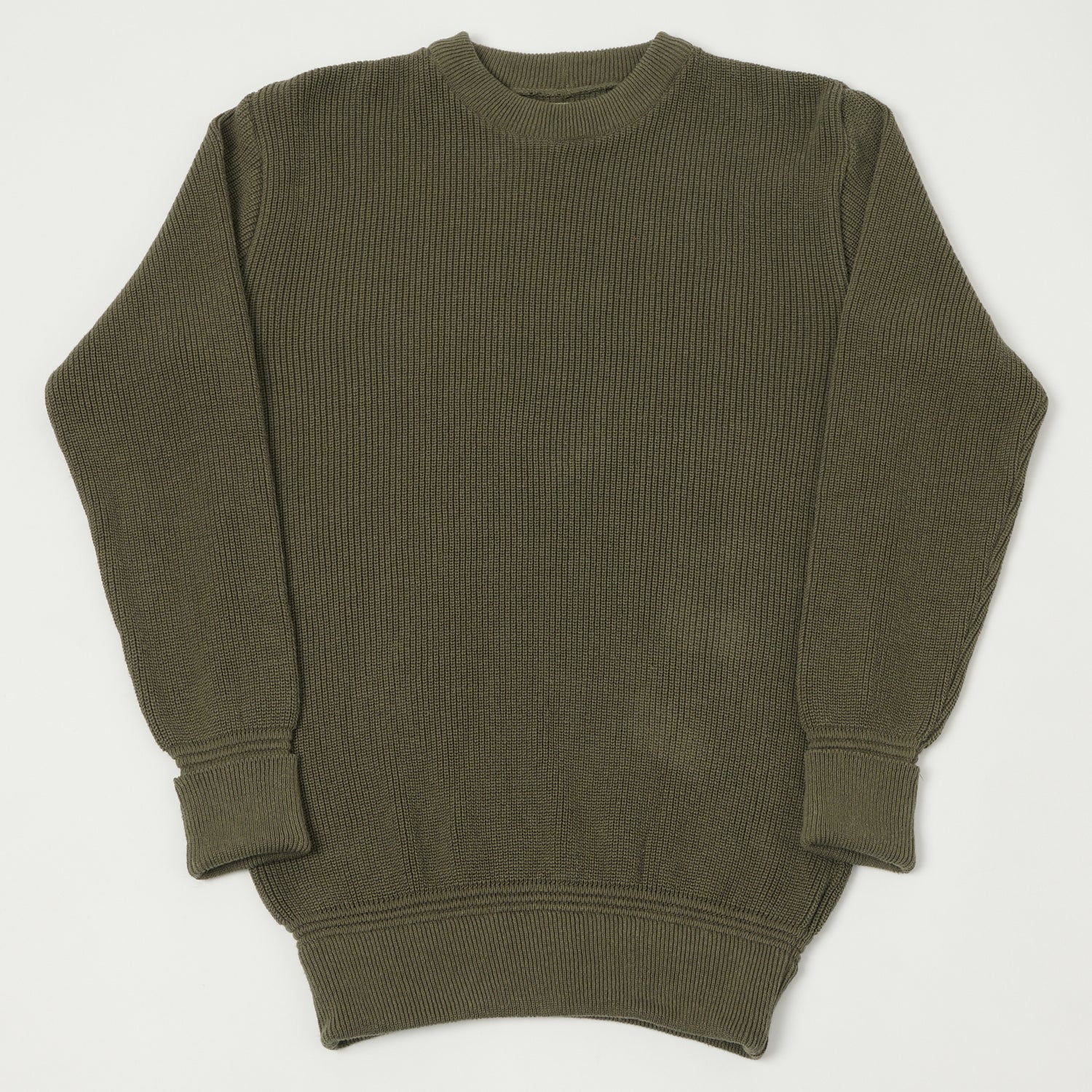 Heimat 'Rundhals' Cotton Linen Crew Neck Sweater