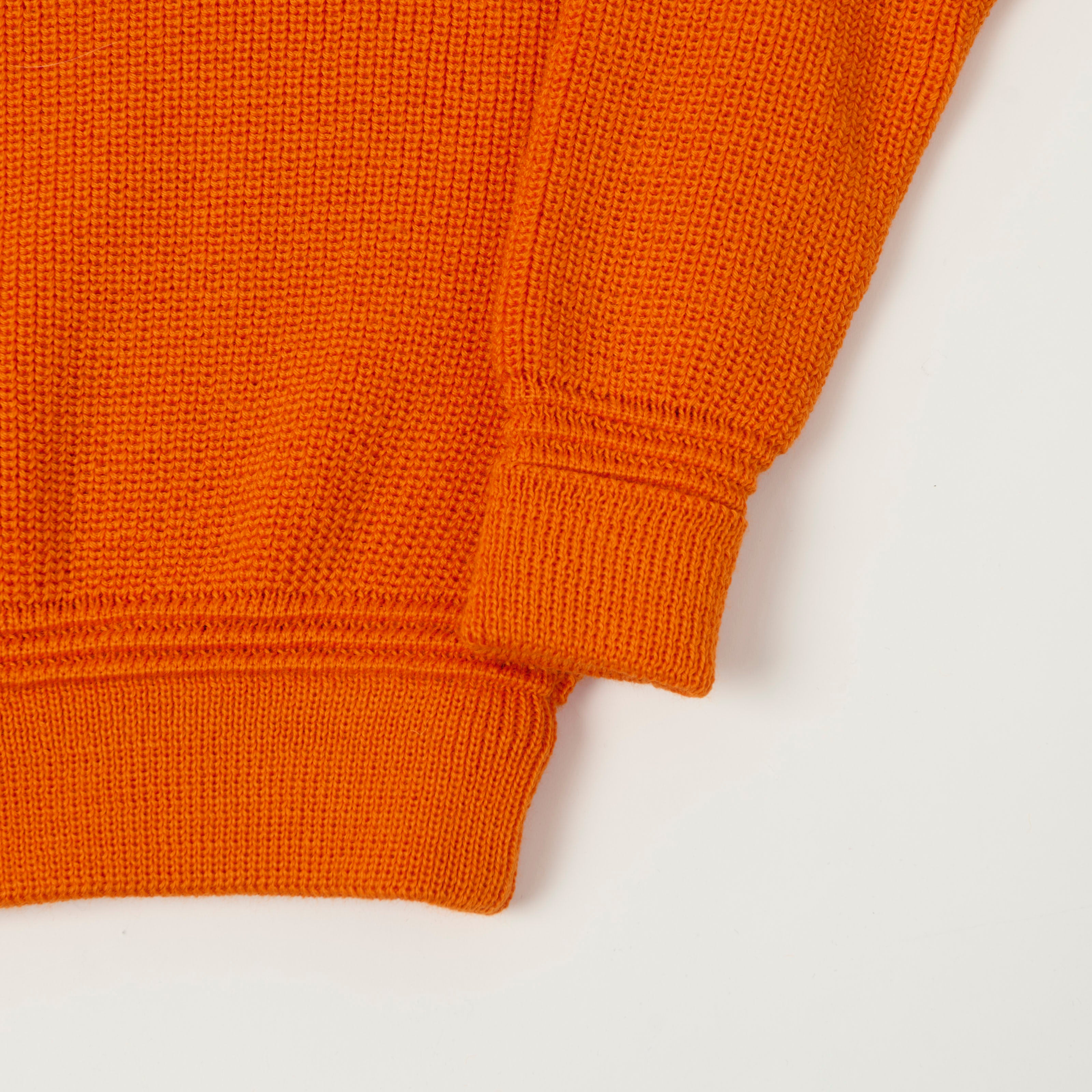 Heimat 'Rundhals' Crew Neck Jumper - Rescue Orange
