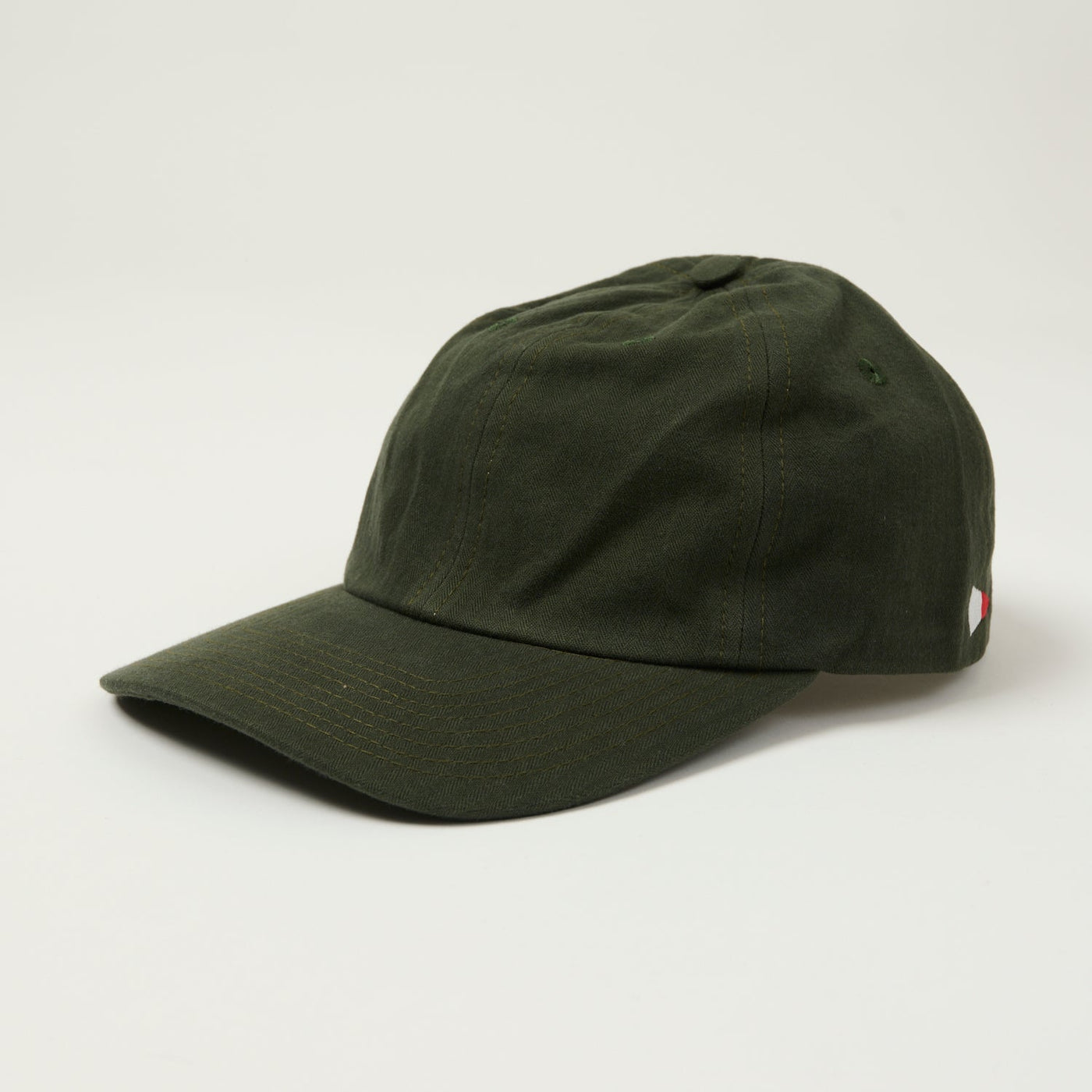 Heimat 'Segel Kappe' Herringbone Twill Cap - Military Green