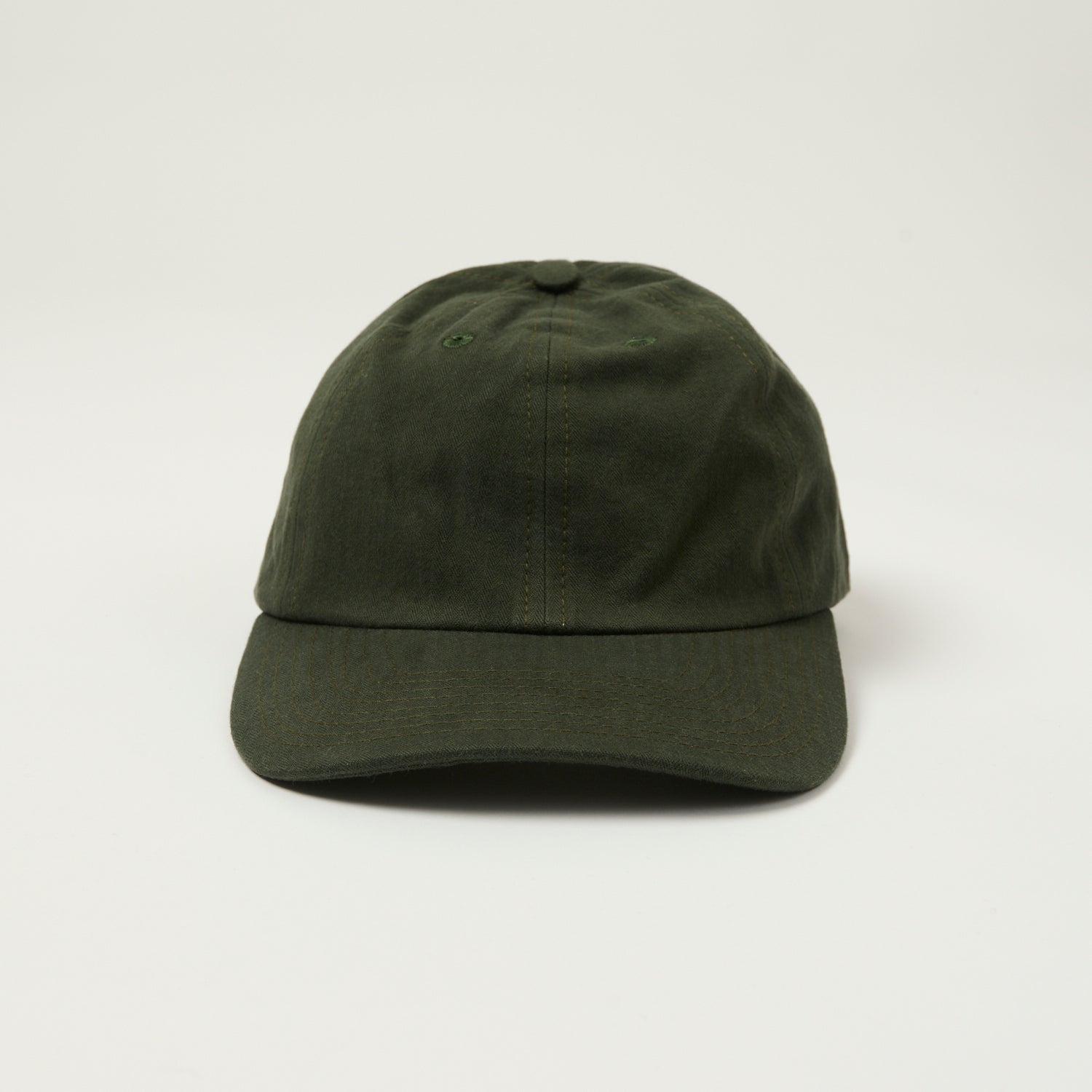 Heimat 'Segel Kappe' Herringbone Twill Cap - Military Green