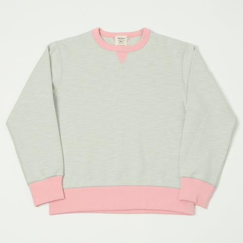 Jackman GG Crewneck Sweatshirt - Silver/Pink