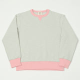 Jackman JM7292 GG Crewneck Sweatshirt - Silver/Pink