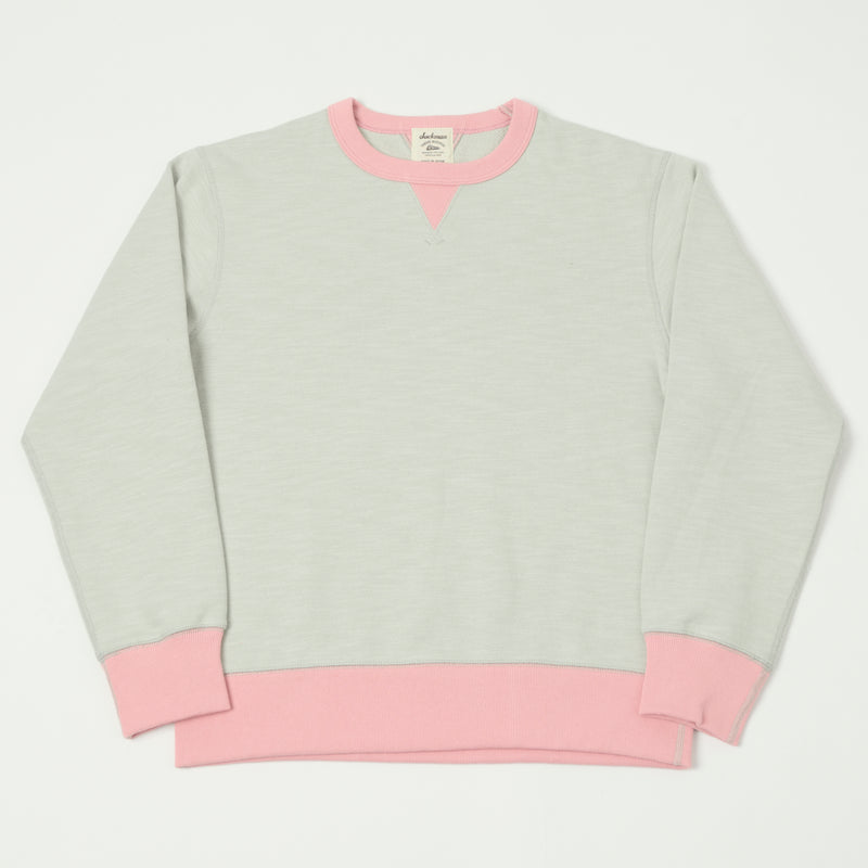 Jackman JM7292 GG Crewneck Sweatshirt - Silver/Pink