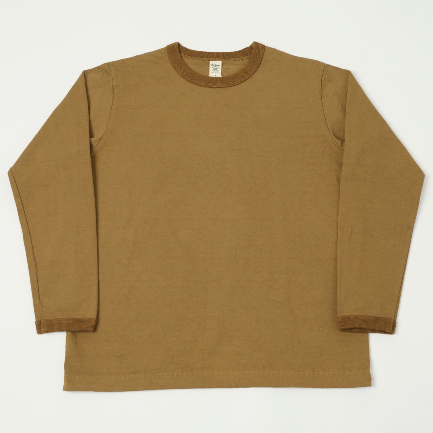 Jackman Long Sleeve Dotsume T-Shirt - Bronze