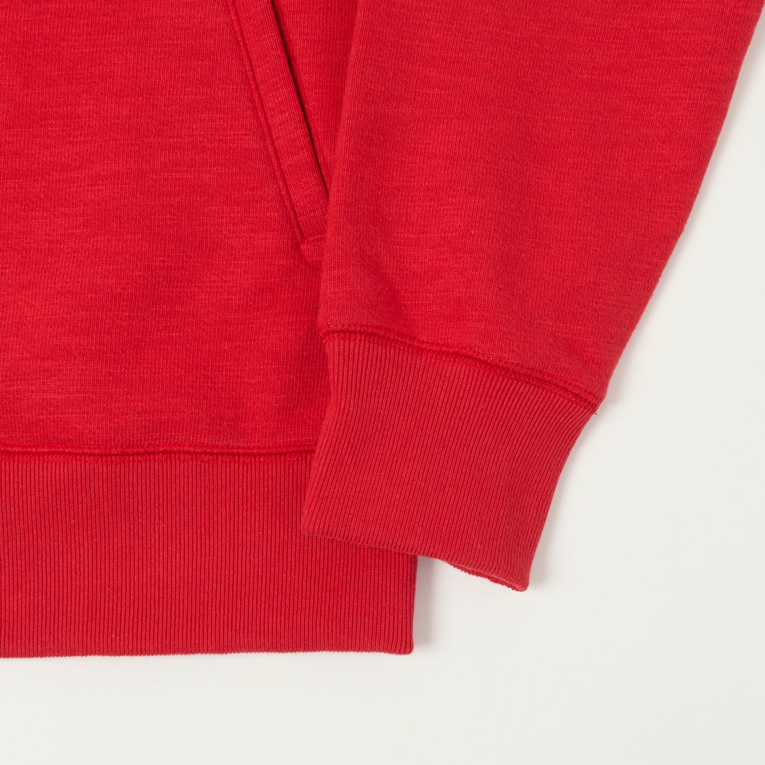 Jackman GG Zip Through Sweat Parka - Red