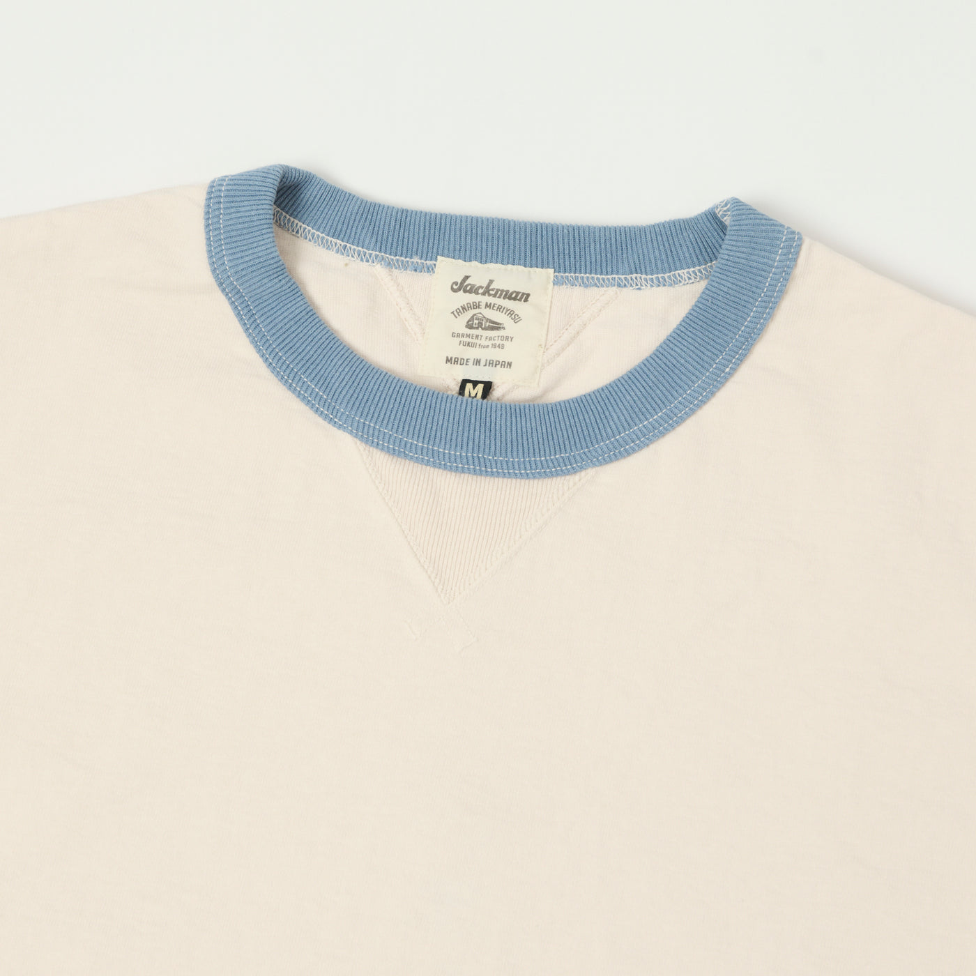Jackman JM5110 Dotsume Rib Tee - SPink/BluGrey | SON OF A STAG
