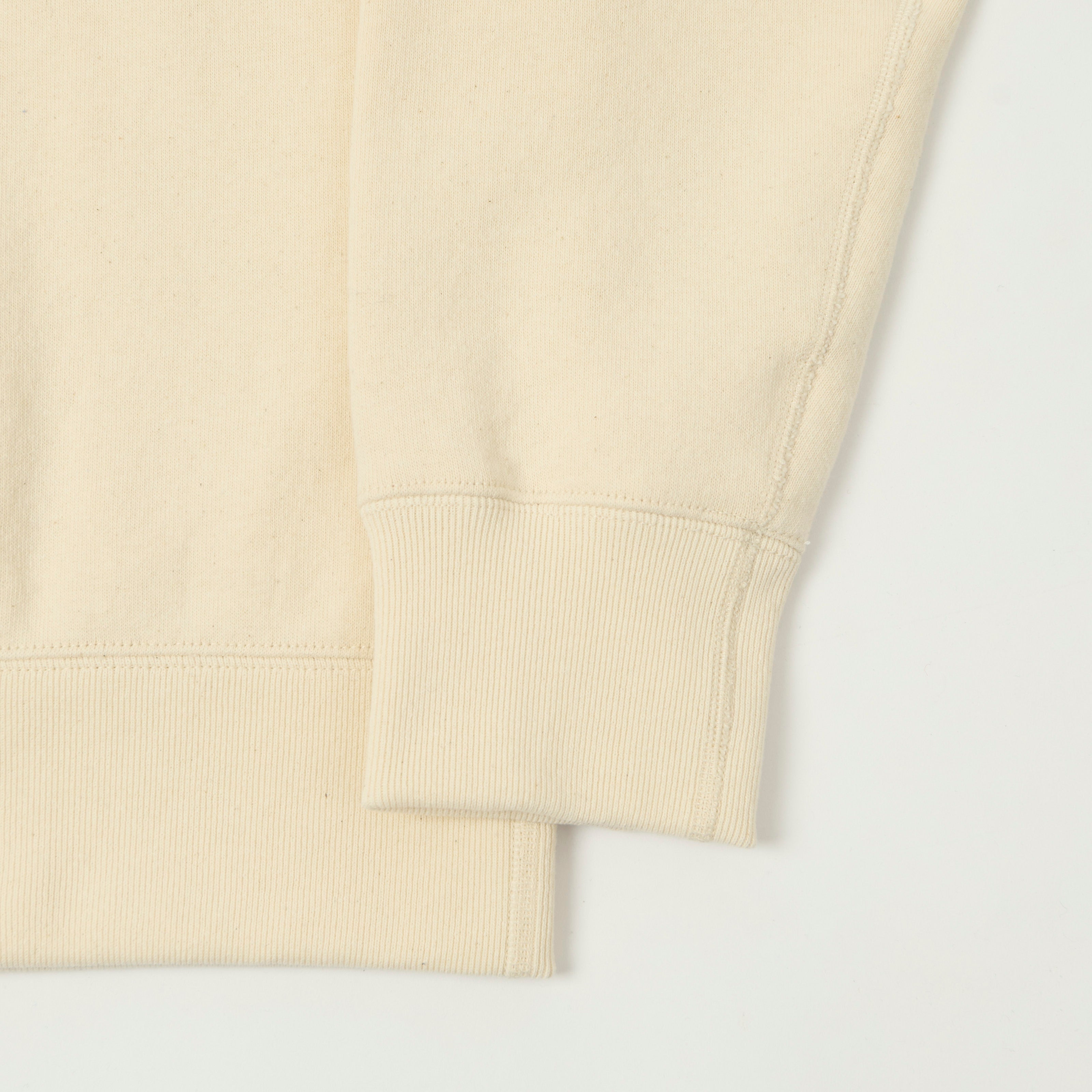 Jackman 'Big Loop' Freedom Sleeve Sweatshirt - Ecru