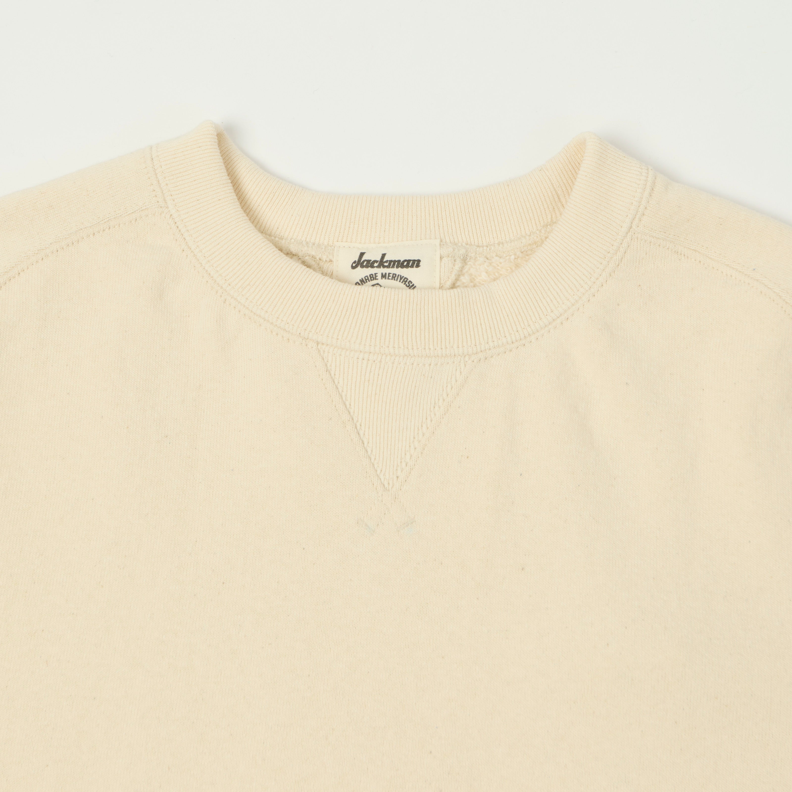 Jackman 'Big Loop' Freedom Sleeve Sweatshirt - Ecru