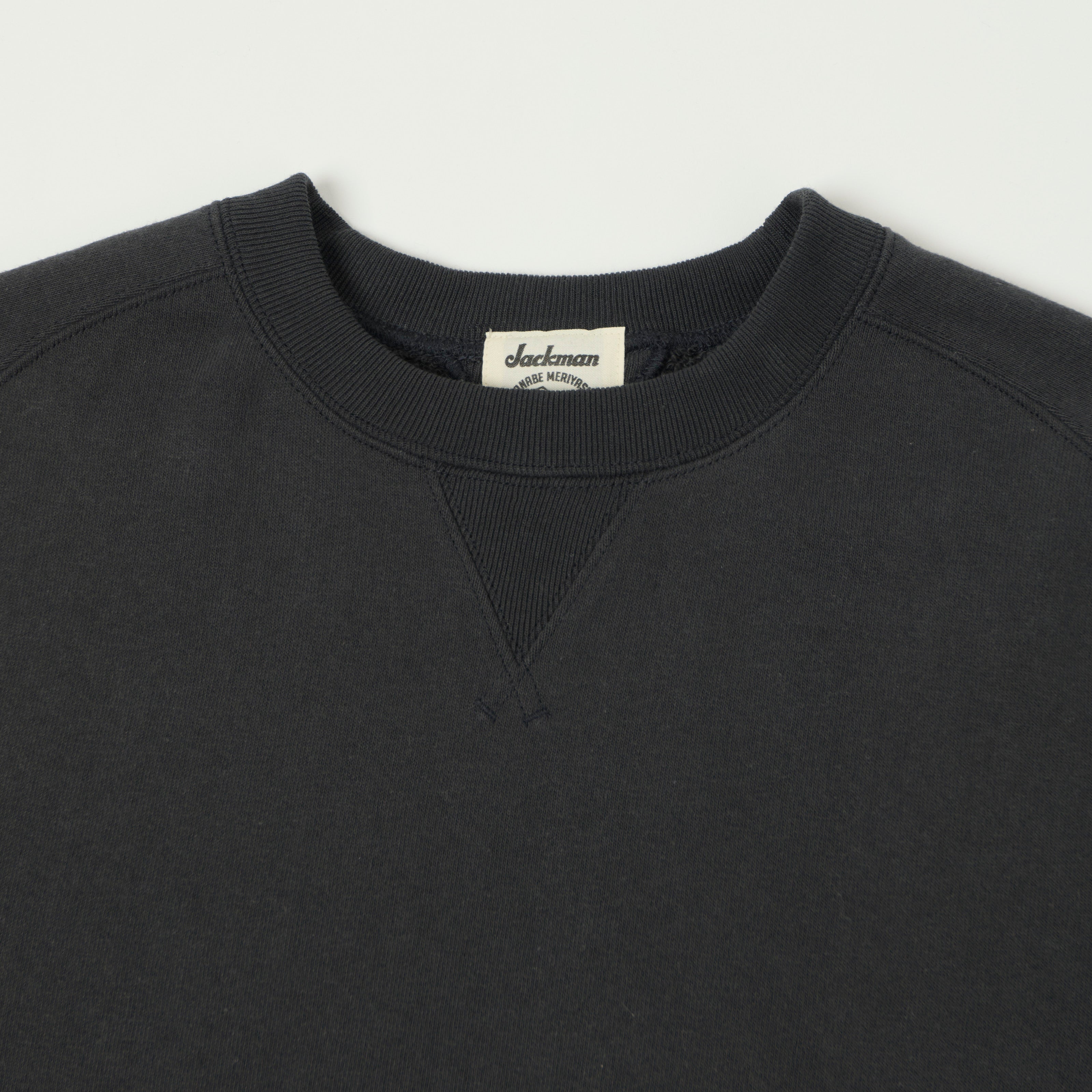 Jackman 'Big Loop' Freedom Sleeve Sweatshirt - Ink Black