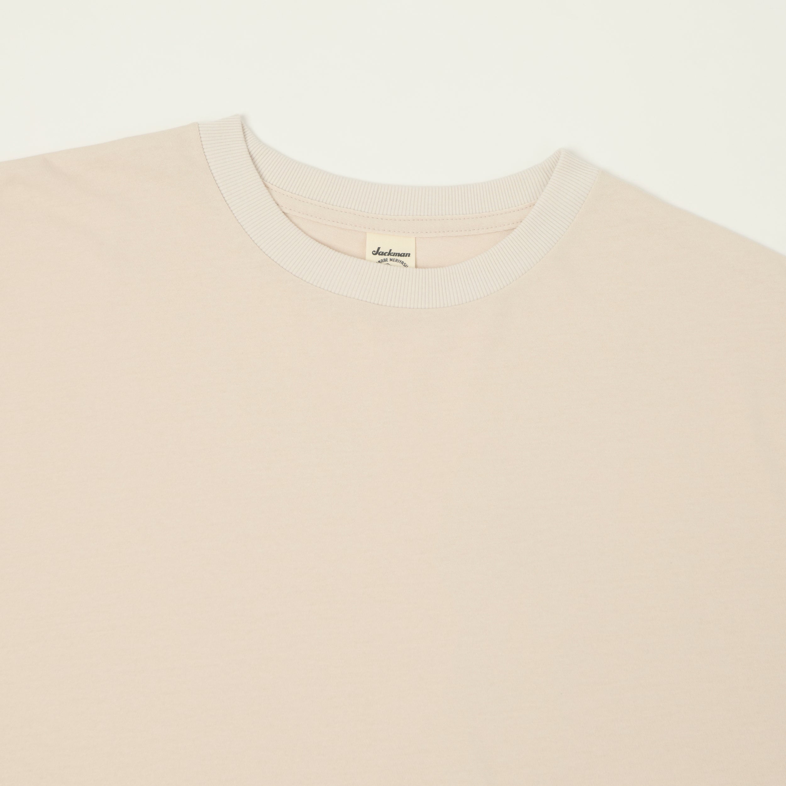 Jackman CTC Big Himo T-Shirt - Rosin White